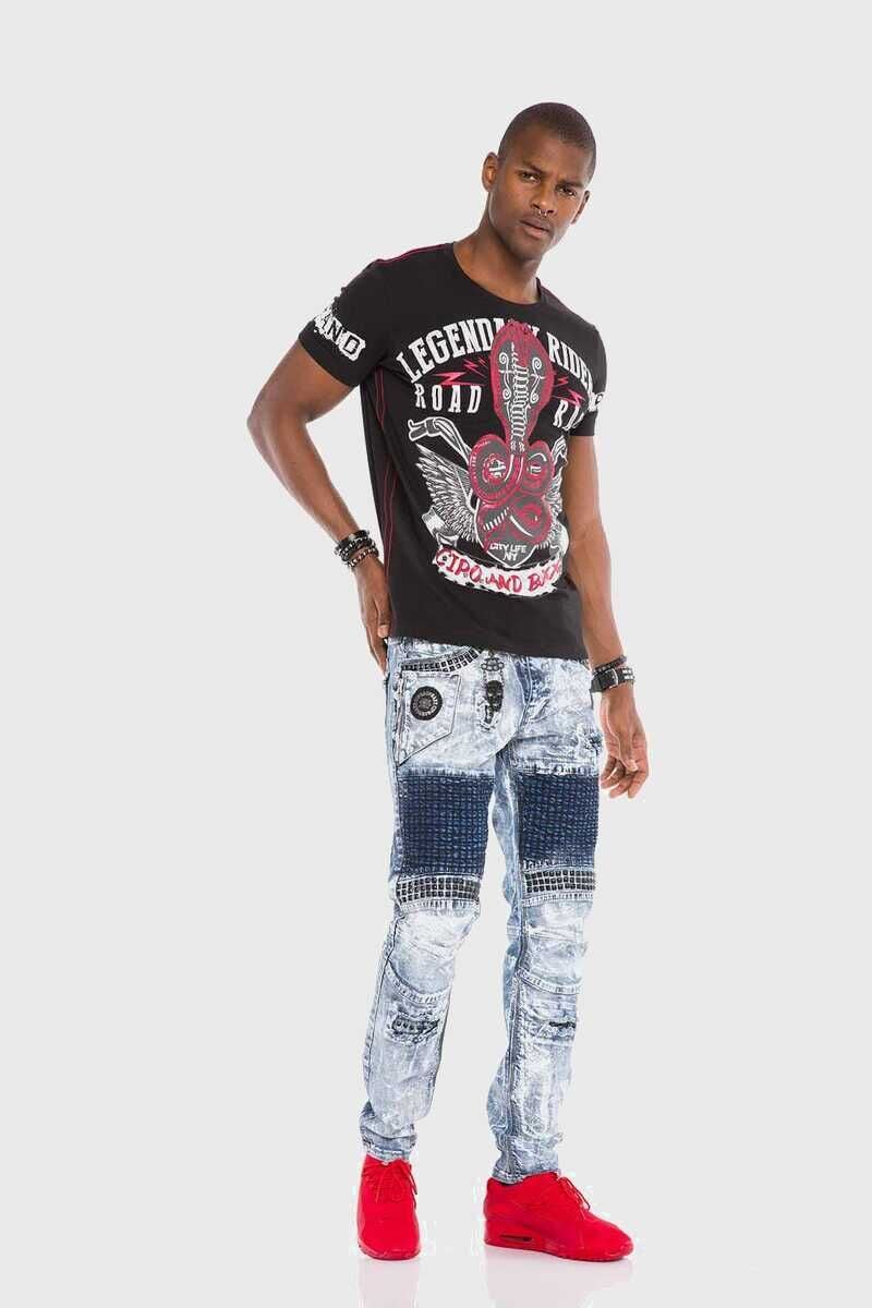 Cipo & Baxx Slim-fit-Jeans »Jeans«, mit Ziersteinen