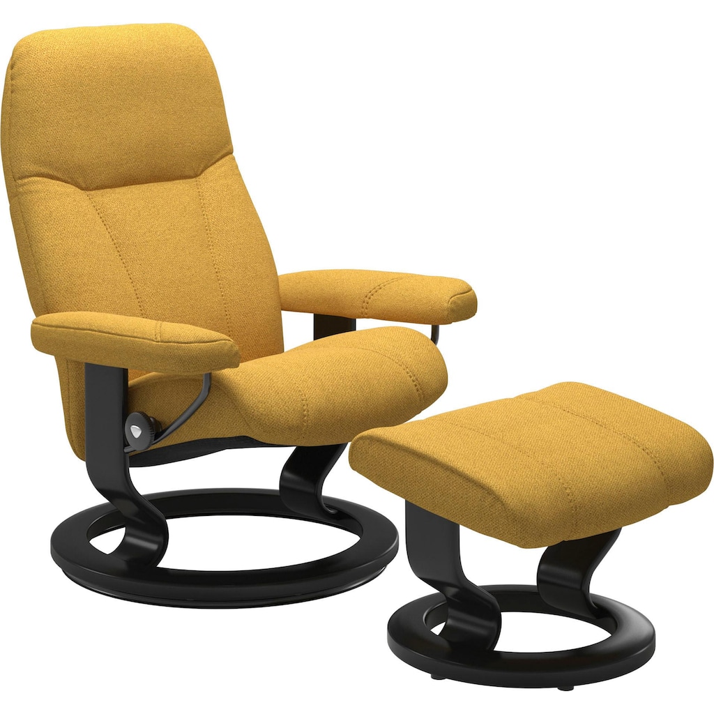 Stressless® Relaxsessel »Consul«, (Set, Relaxsessel mit Hocker)