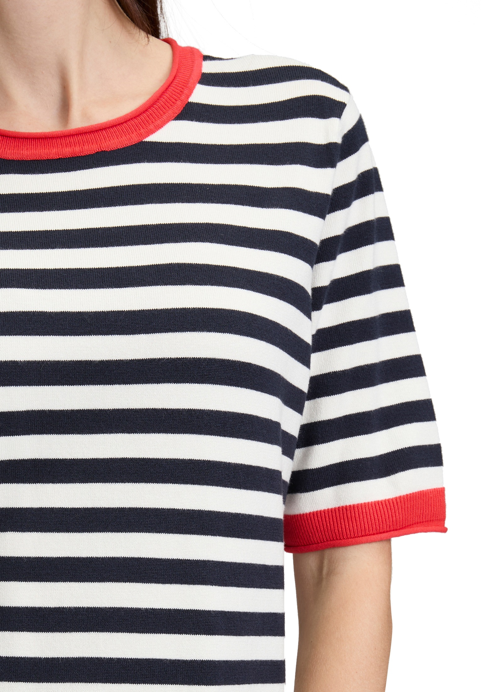 Betty Barclay Kurzarmshirt »Betty Barclay Damen Basic-Pullover mit Streifen«, (1 tlg.)