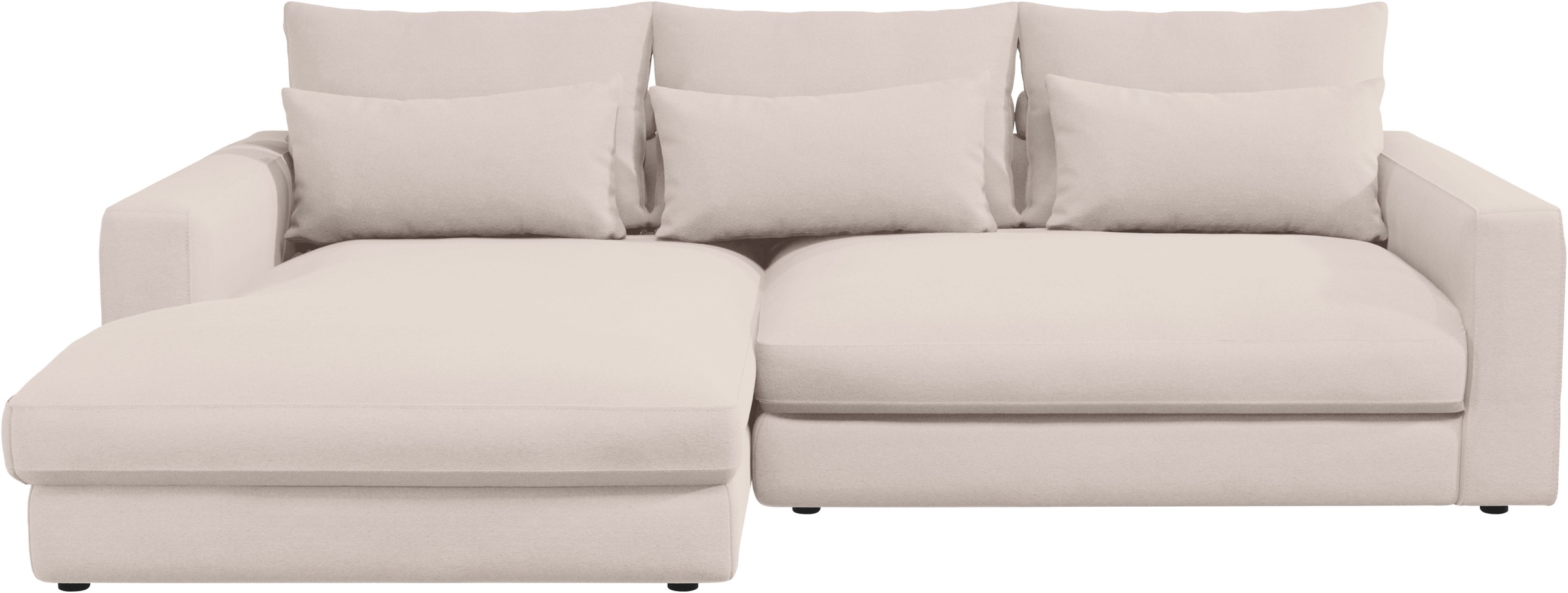 Home affaire Ecksofa "Darwin, viele Kissen, extra tiefe Sitzfläche, 271/89/ günstig online kaufen