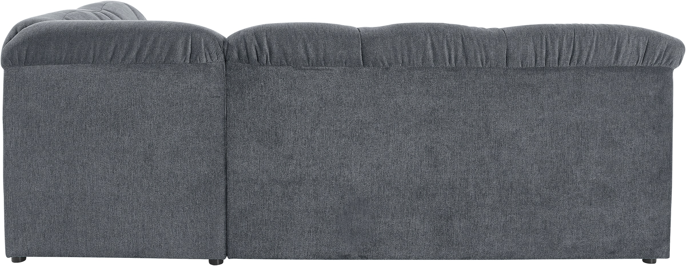 DOMO collection Ecksofa »Pegnitz, elegante Rückensteppung, zeitlose Formensprache, L-Form«, wahlweise mit Bettfunktion
