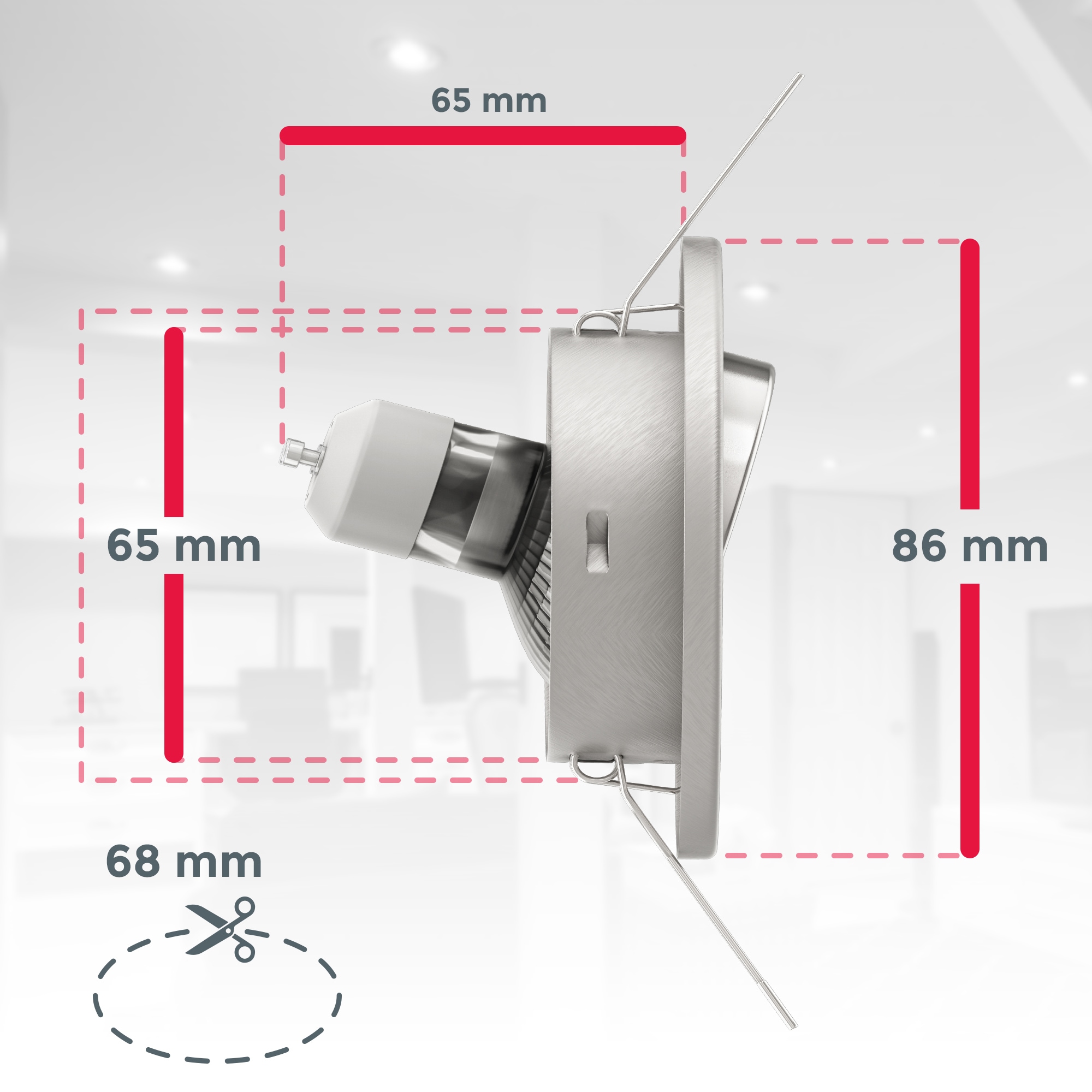 B.K.Licht LED Einbaustrahler, weiß, BAUR 250lm flammig-flammig, Decken-Spot 10 Einbauleuchten, inkl. | LED 3W schwenkbar, kaufen GU10