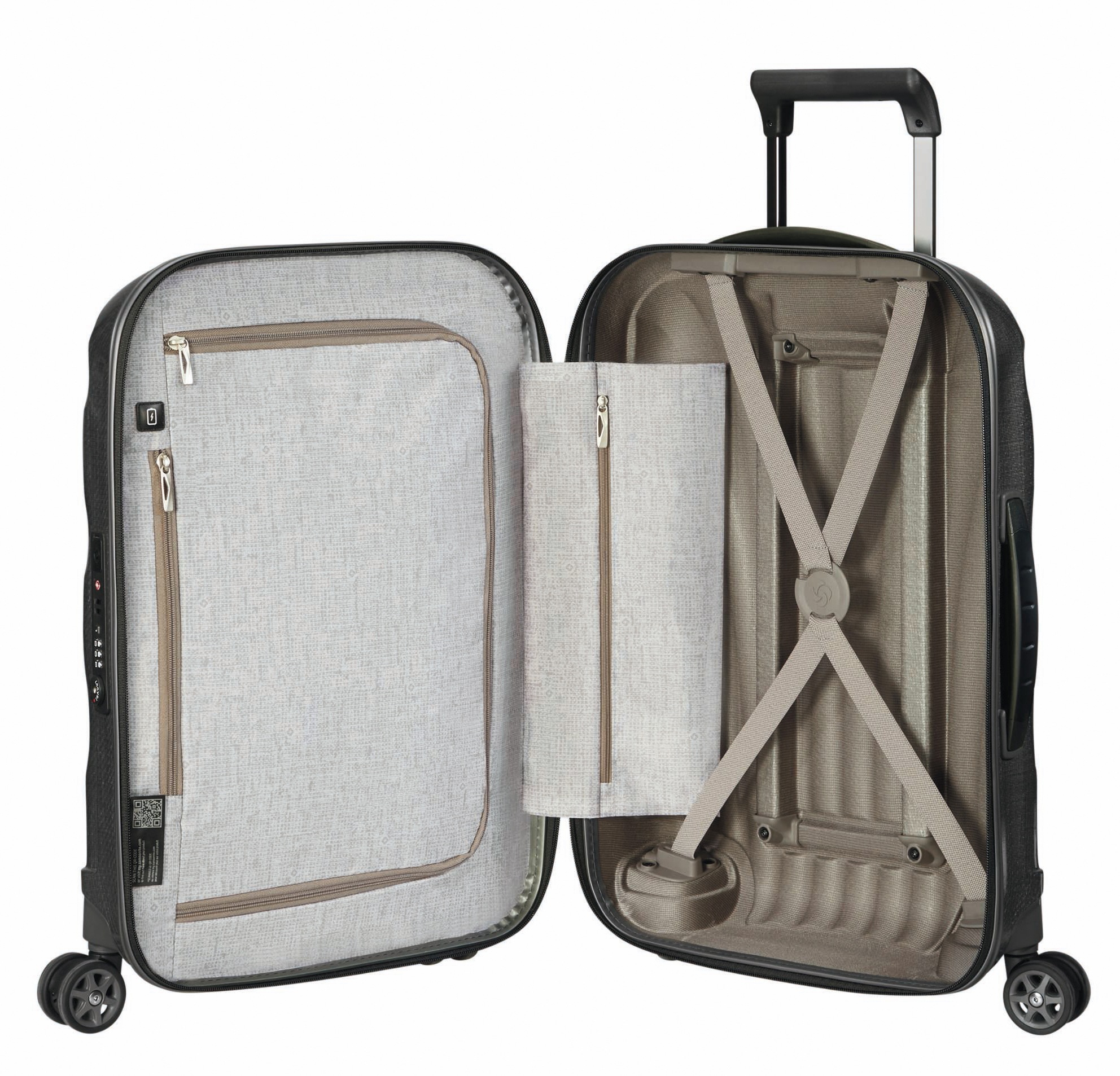 Samsonite Hartschalen-Trolley »C-LITE, verschiedene Größen und Farben«, 4 Rollen, Reisekoffer Aufgabegepäck Trolley TSA-Zahlenschloss Made in Europe