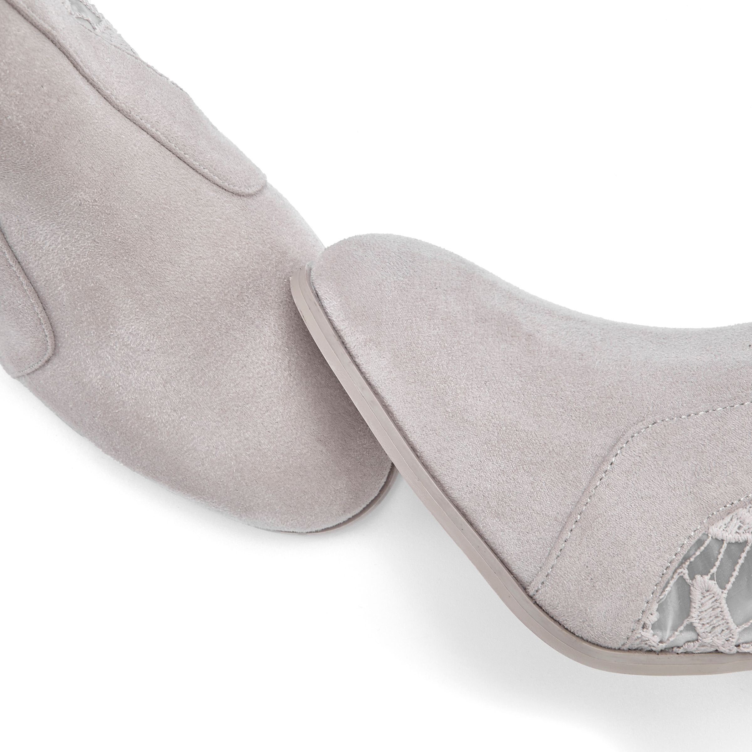 LASCANA High-Heel-Stiefelette »Ankle Boot, Stiefel«, mit modischer Spitze und bequemen Blockabsatz