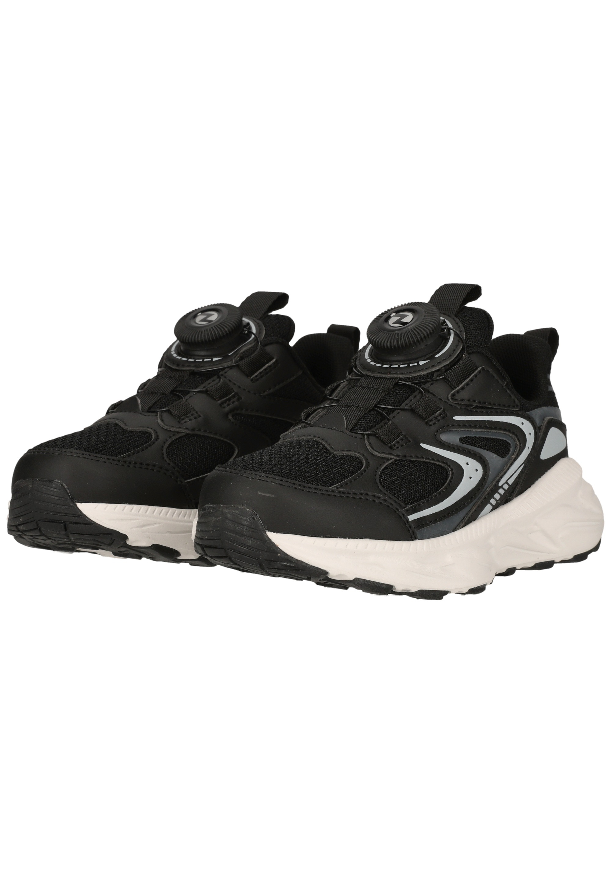 Sneaker ZIGZAG "Sagunto", Mädchen, Gr. 34, schwarz, weiß, Kunstfaser, Polyurethane, Schuhe Sneaker, Lichter 3