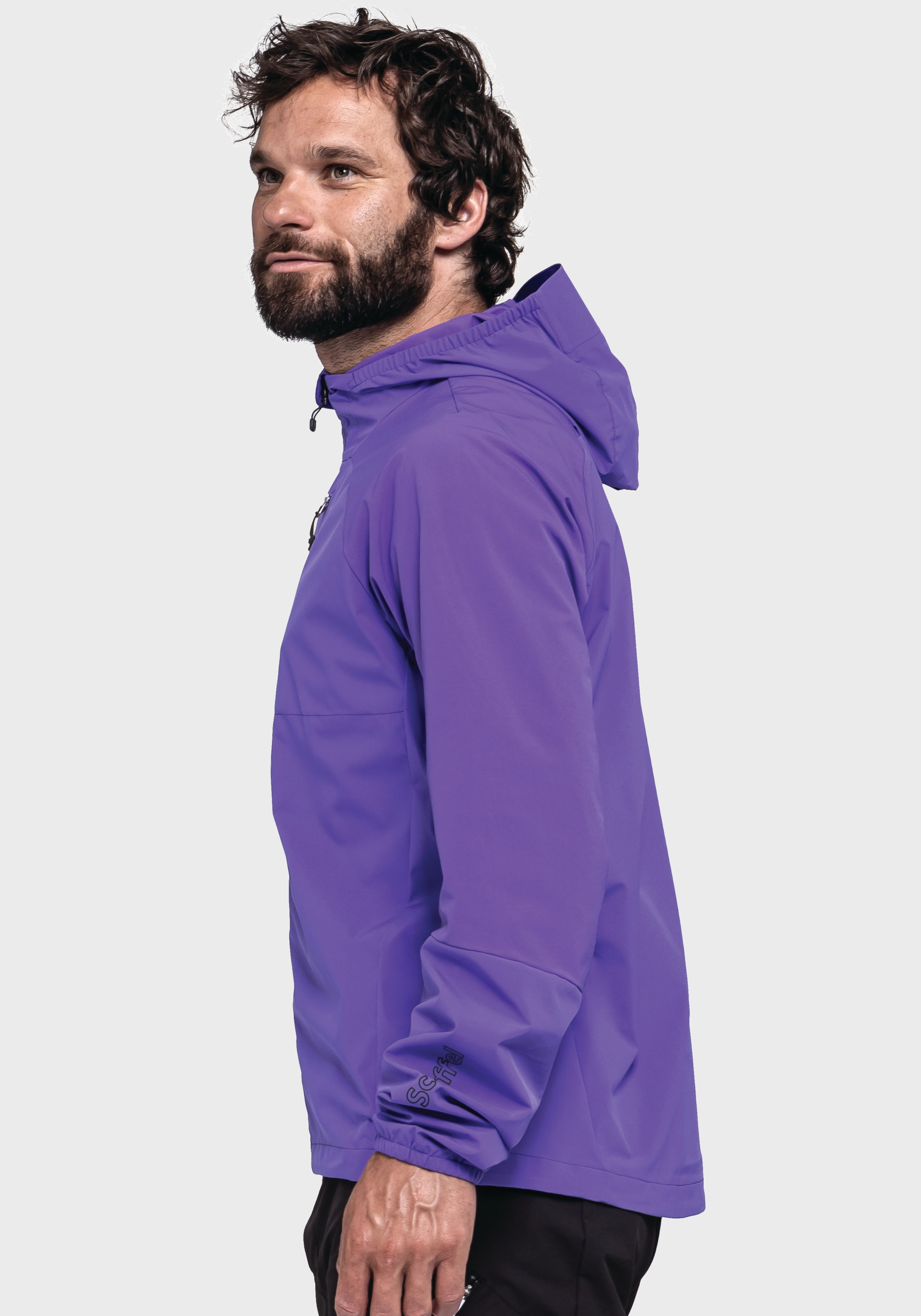 Schöffel Outdoorjacke »Bike Hybrid Jk Style Mamry MNS«, mit Kapuze