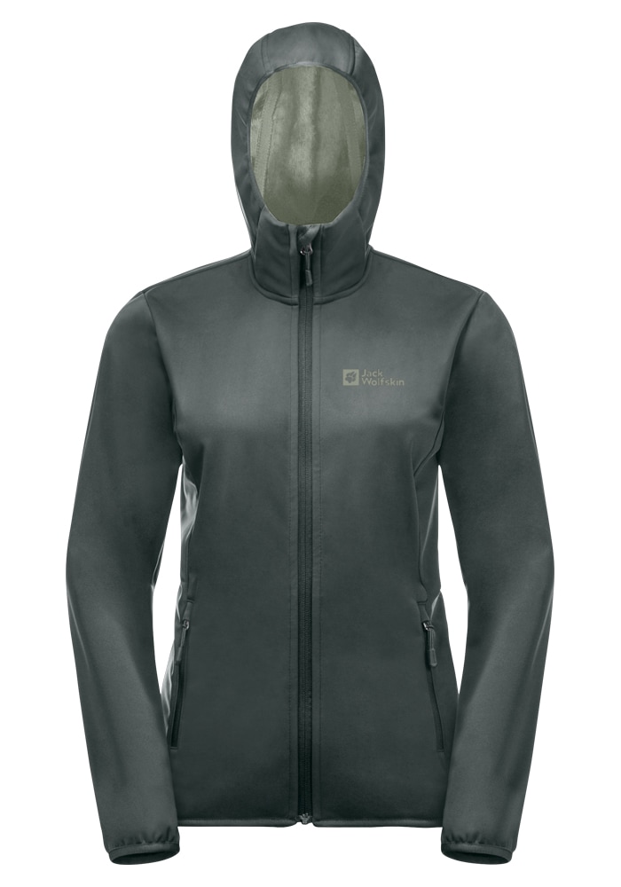 Jack Wolfskin Softshelljacke »WINDHAIN HOODY W«, mit Kapuze