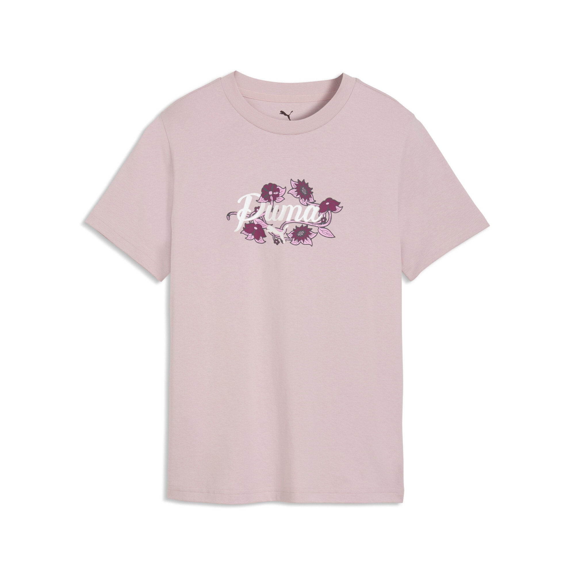 PUMA T-Shirt "ESS NATURE 20 GRAPHIC TEE G" Regular Fit, Kurzarm, sportlicher Stil, für Jugendliche