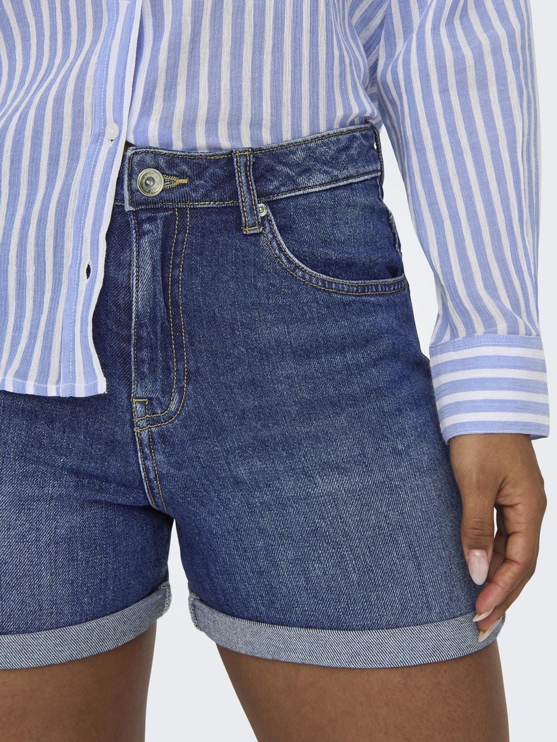 ONLY Shorts »ONLJOSEPHINE – Stretch Shorts für vielseitige Kombinationen«, regular fit, Denim/Jeans, Baumwolle, elastisch, unifarben