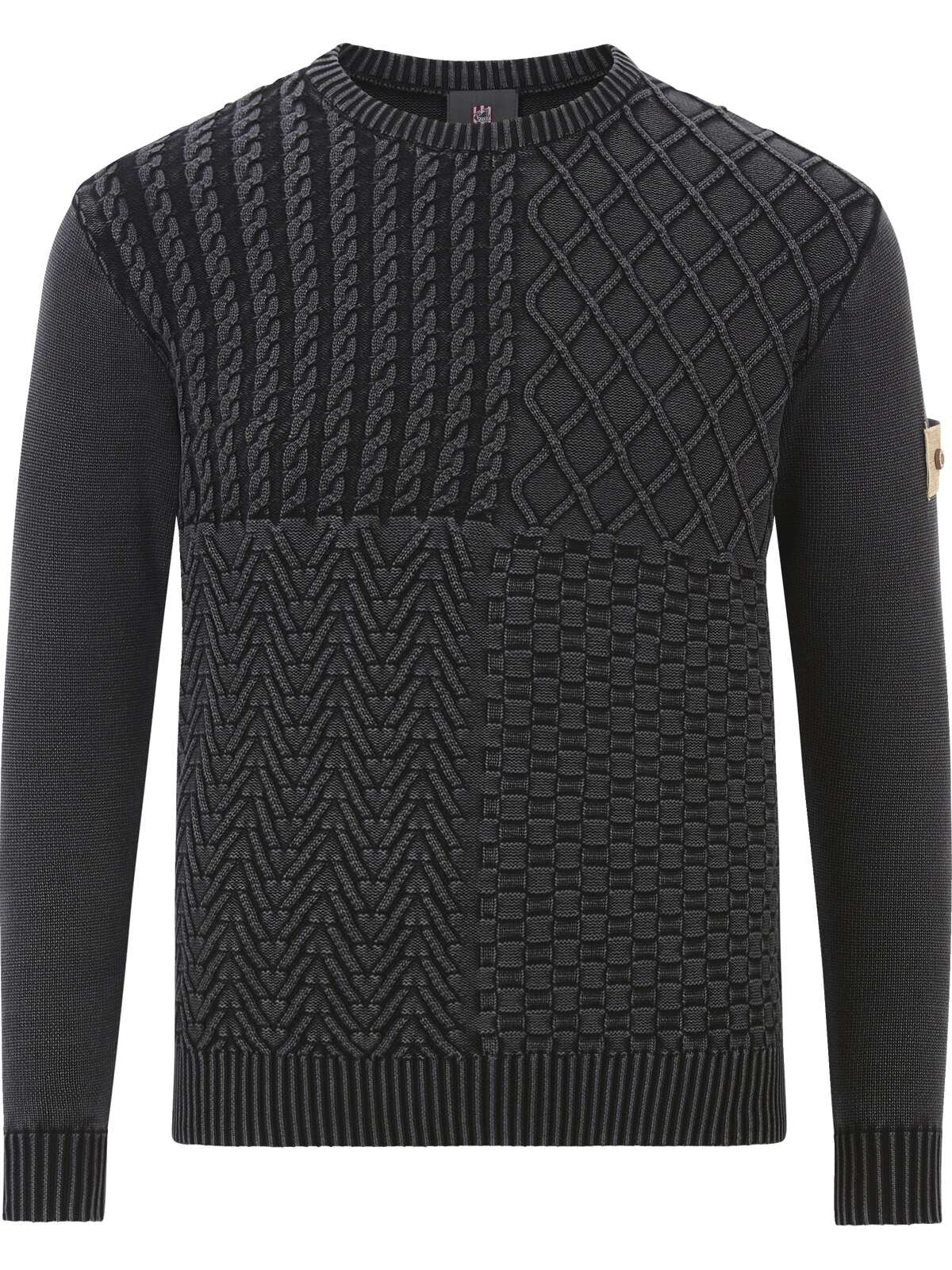Jan Vanderstorm Strickpullover »Pullover RABBE«, (1 tlg.), mit elastischem Saumbund