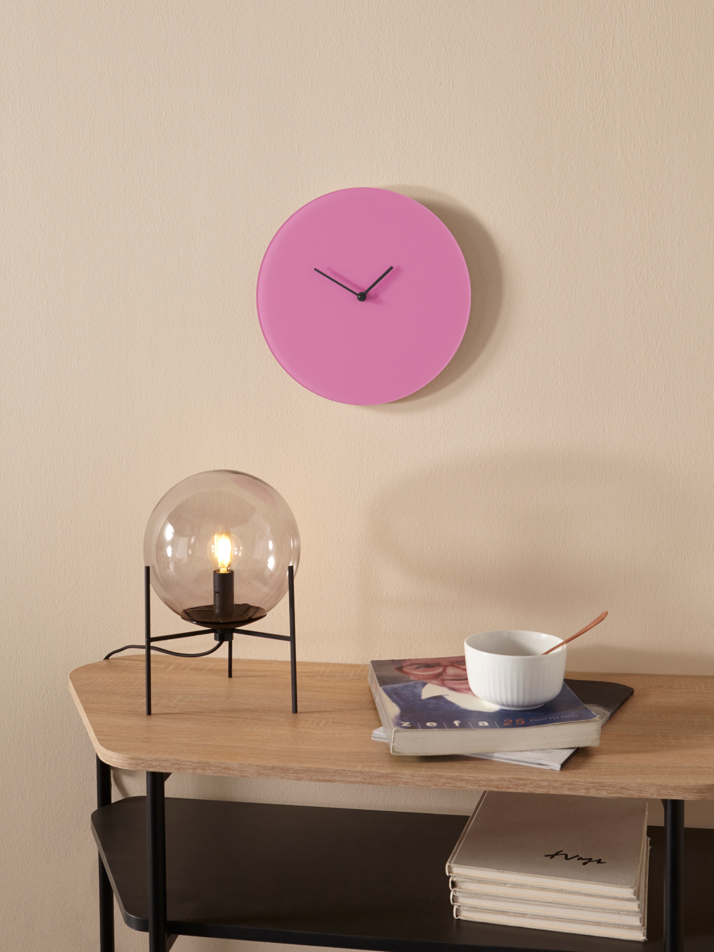 LeGer Home by Lena Gercke Wanduhr »Sanja«, Acrylglas, rund, geräuschlos, minimalistisch