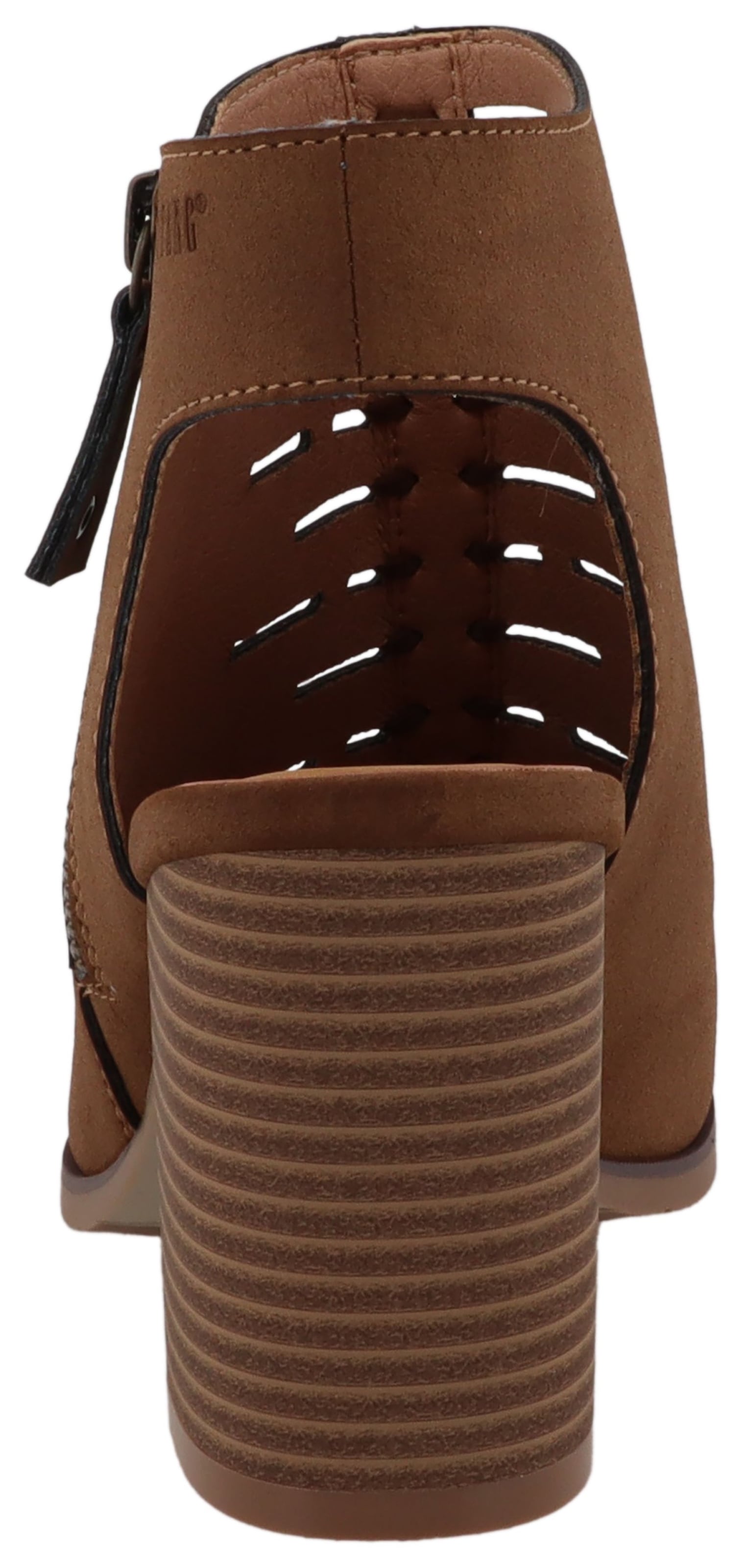 Mustang Shoes Schaftsandalette »Louise«  Blockabsatz, Sommerschuh mit modischen Cut-Outs