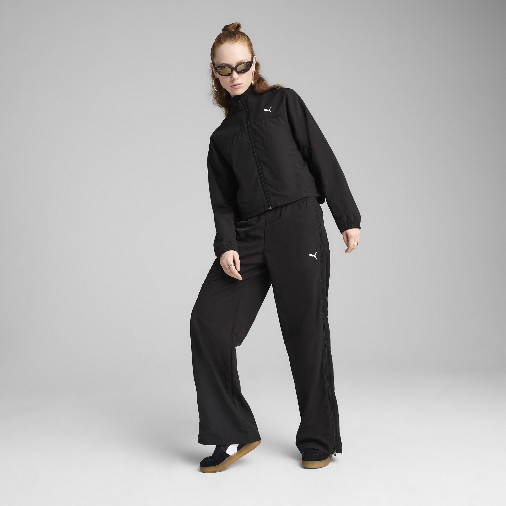 PUMA Trainingsjacke »DARE TO Oversized-Jacke mit variabler Länge Damen«