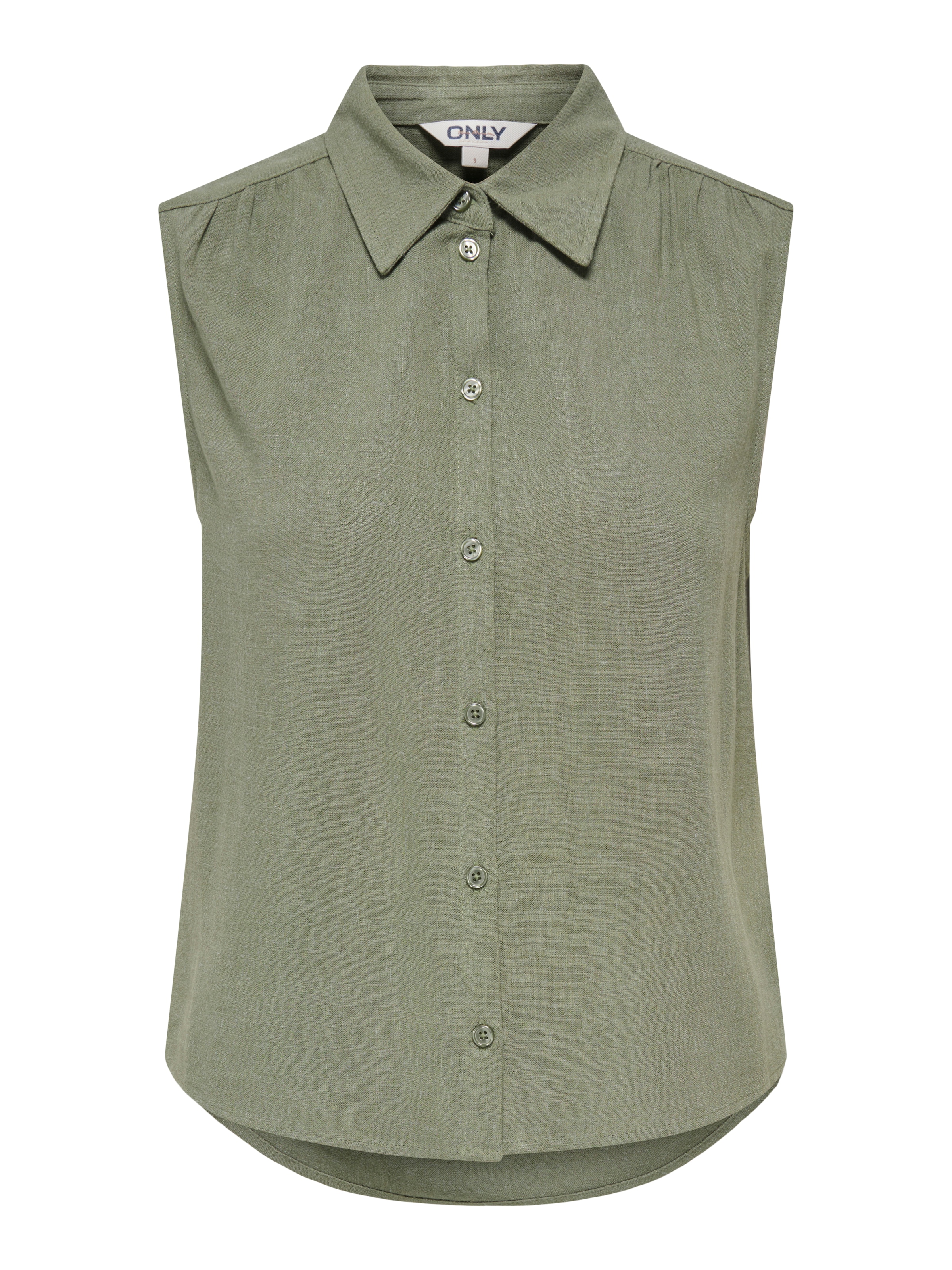 ONLY Blusentop "ONLSIESTA S/L LINEN BL SHIRT PNT NOOS" mit Leinen günstig online kaufen