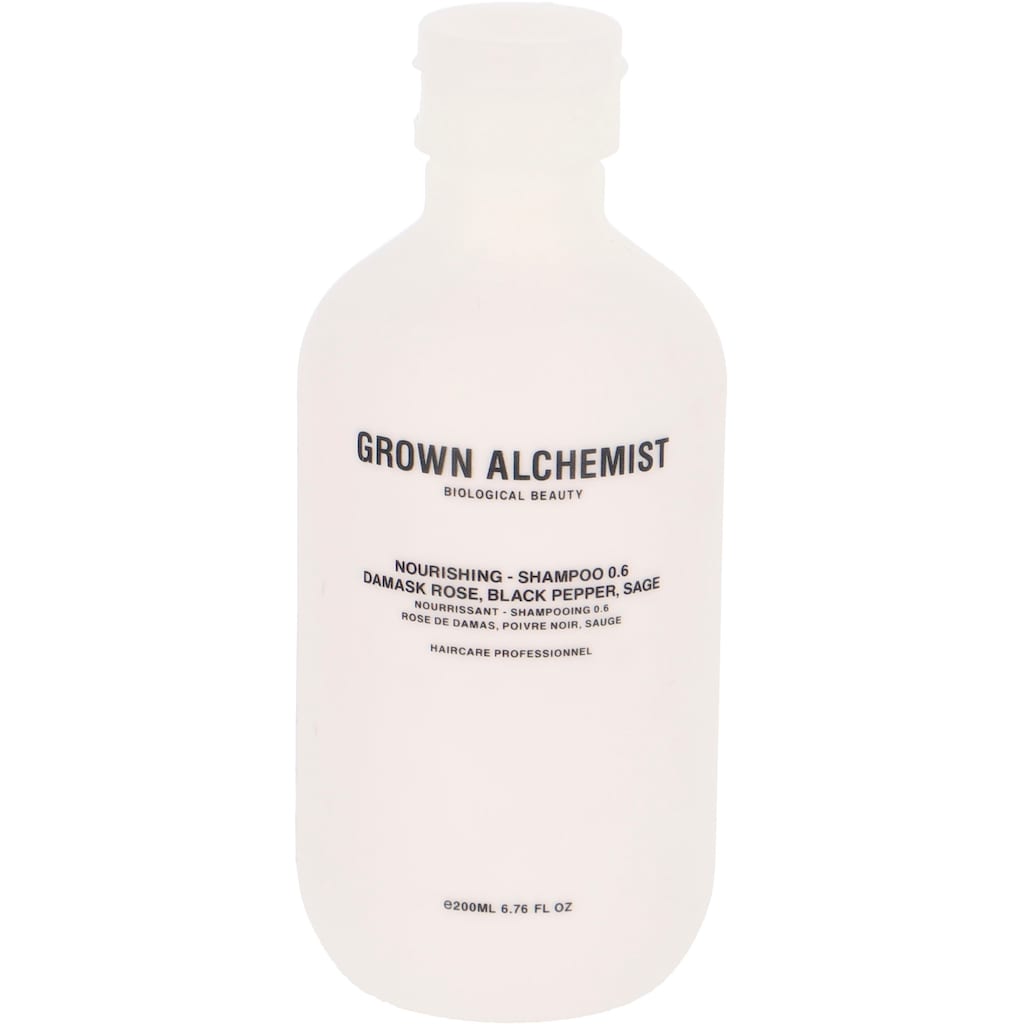 GROWN ALCHEMIST Haarshampoo »Nourishing Shampoo 0.6« Damask Rose Black Pepper Sage XV11223