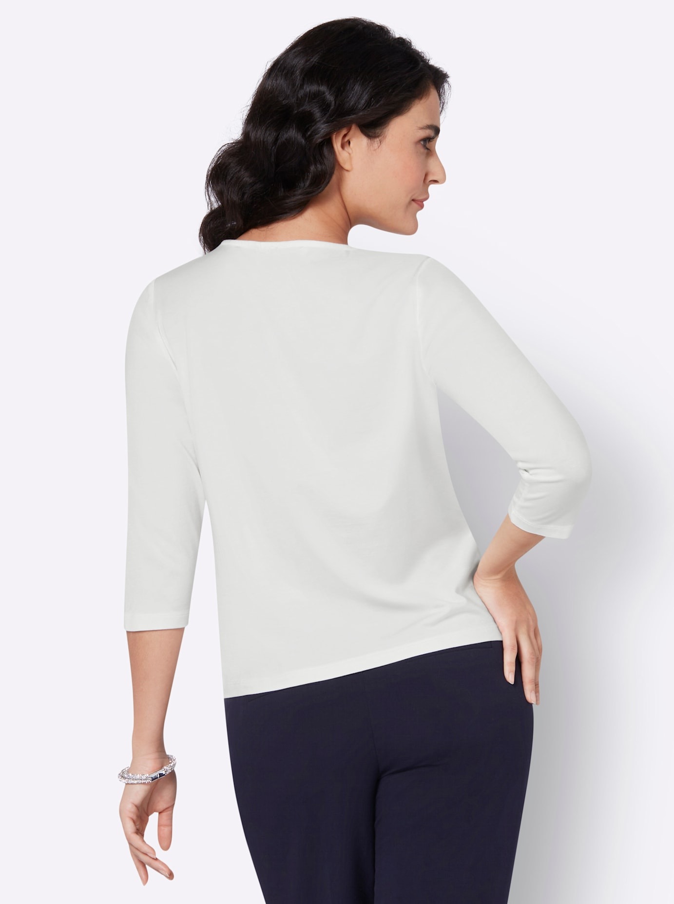 Thumbnail - creation L Spitzenshirt "Lyocell-Shirt" 1 Stk.