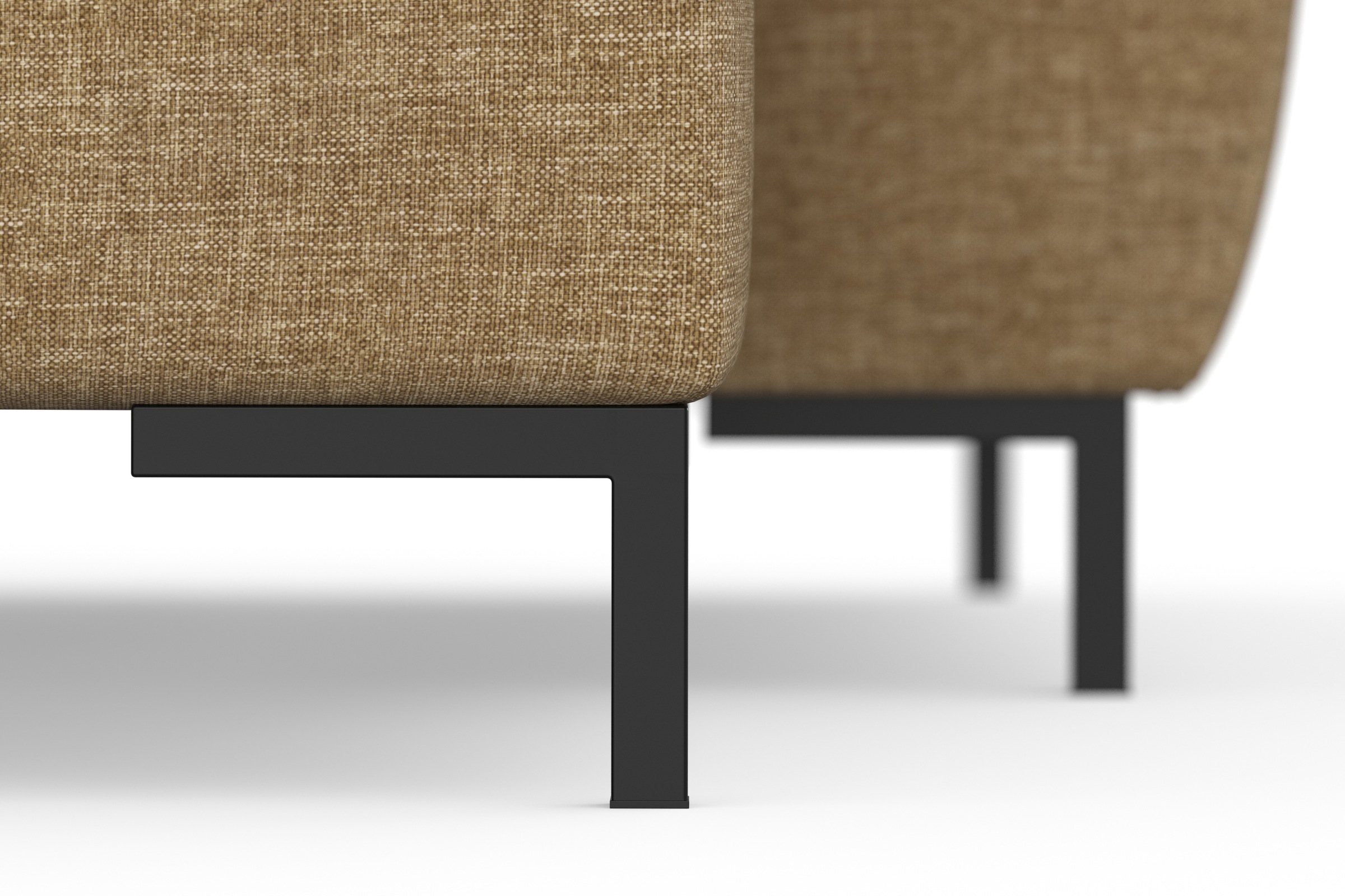 DOMO collection Wohnlandschaft »Capelo, komfortabel, klare Linien zeichnen dieses Design aus, U-Form«, mit Armteilverstellung, wahlweise mit Bettfunktion, Federkern