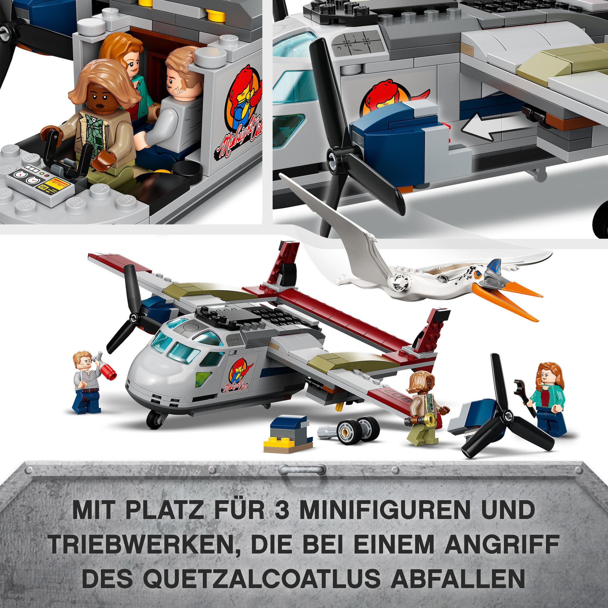 LEGO® Konstruktionsspielsteine »Quetzalcoatlus: Flugzeug-Überfall (76947), LEGO® Jurassic World«, (306 St.), Made in Europe