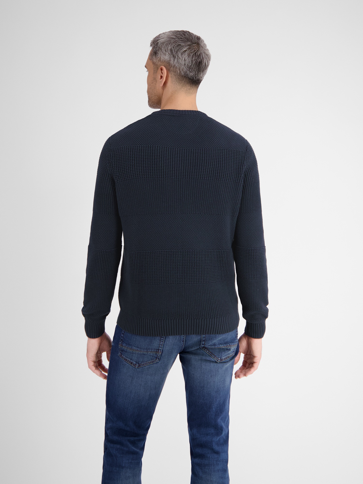 LERROS Strickpullover »LERROS Herren Pullover in Strukturstrickqualität«
