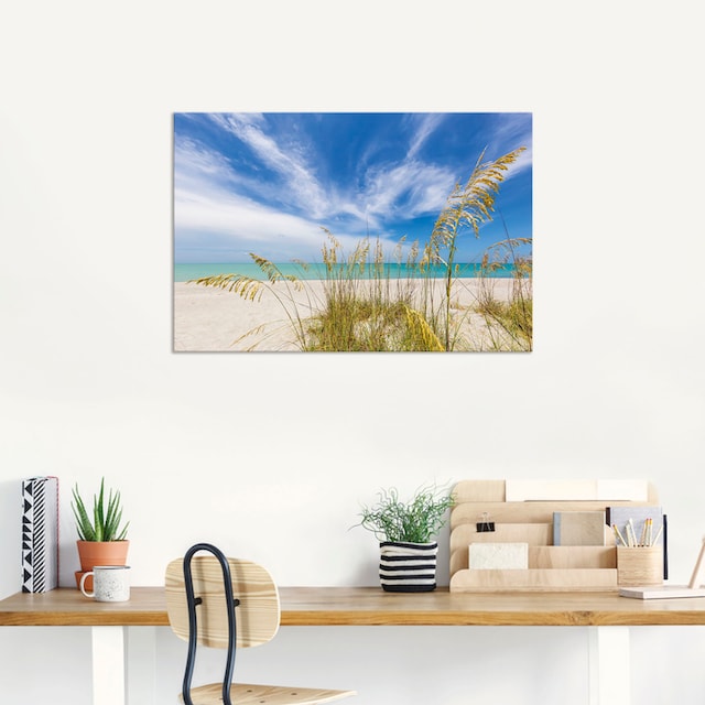 Artland Wandbild »Himmlische Stille am Strand«, Strandbilder, (1 St.), als  Alubild, Leinwandbild, Wandaufkleber oder Poster in versch. Größen  bestellen | BAUR