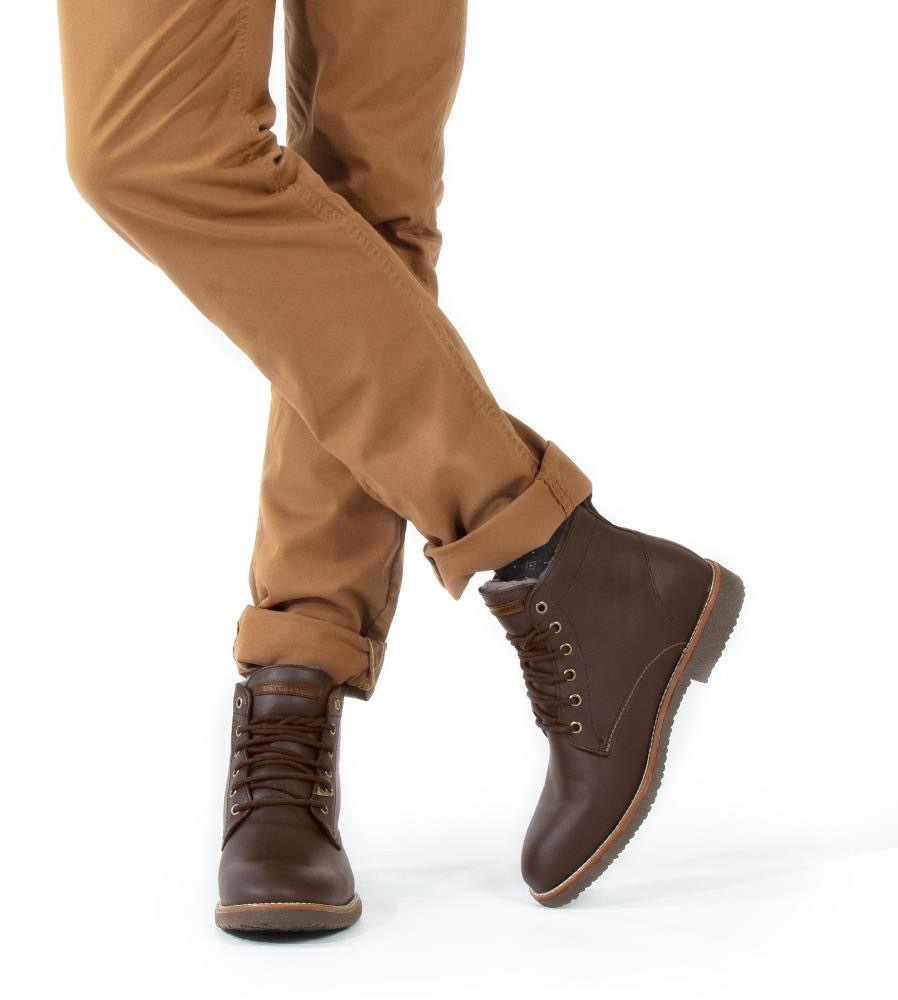 Panama Jack Winterboots »Glasgow Igloo«, Schnürboots, Winterstiefelette, Casual-Boots mit Lammfellfutter