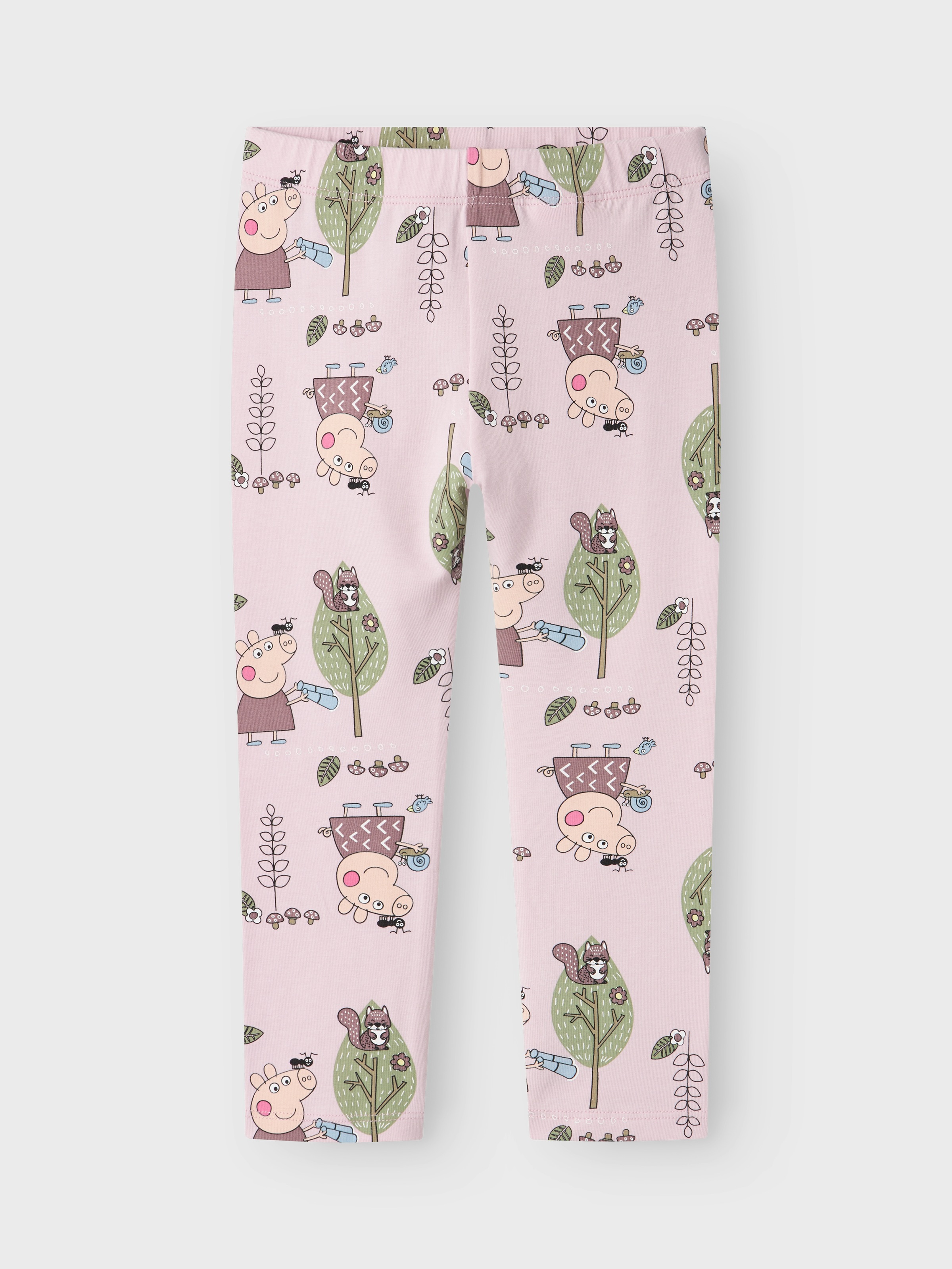 Leggings NAME IT "NMFDYKA – Leggings mit elastischem Bund und normaler Passform", Mädchen, Gr. 116, N-Gr, rosa (winsome orchid), Jersey, Obermaterial: 95% Baumwolle, 5% Elasthan, normal normal, Hosen Leggings, unifarben, casual, regular fit, Jersey