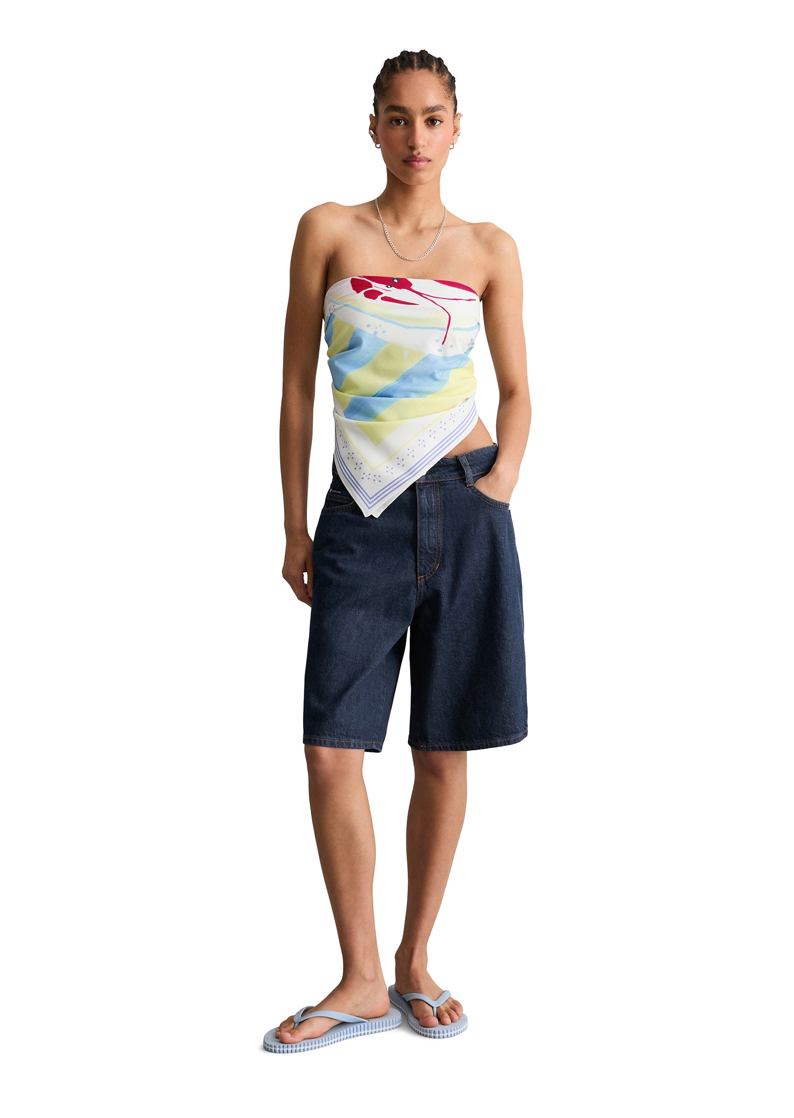 Marc O'Polo DENIM Shorts »aus Rigid Denim ohne Elasthan«