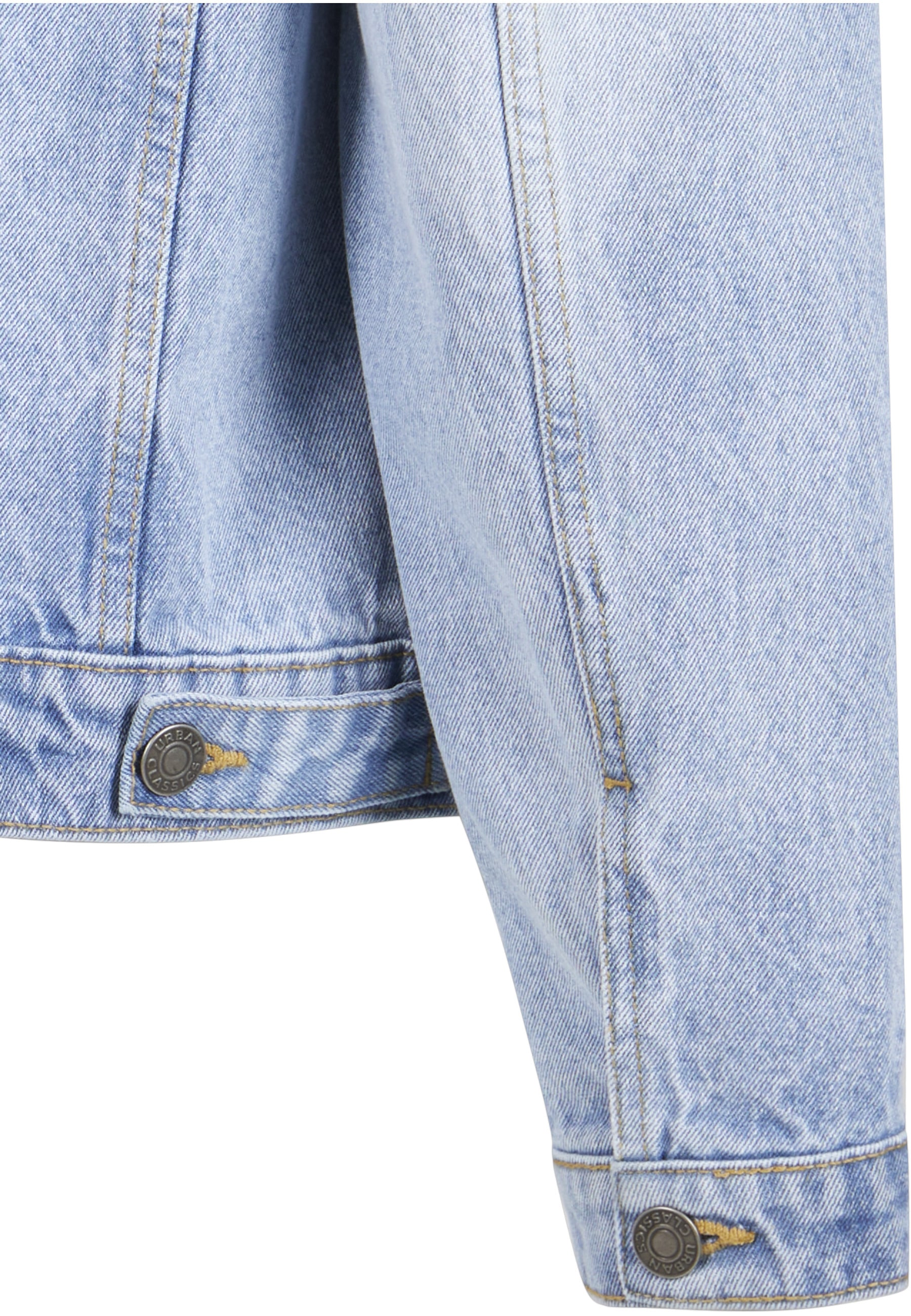 URBAN CLASSICS Jeansjacke »Urban Classics Herren Heavy Ounce Boxy Denim Jacket« 1 Stk. tlg. ohne Kapuze