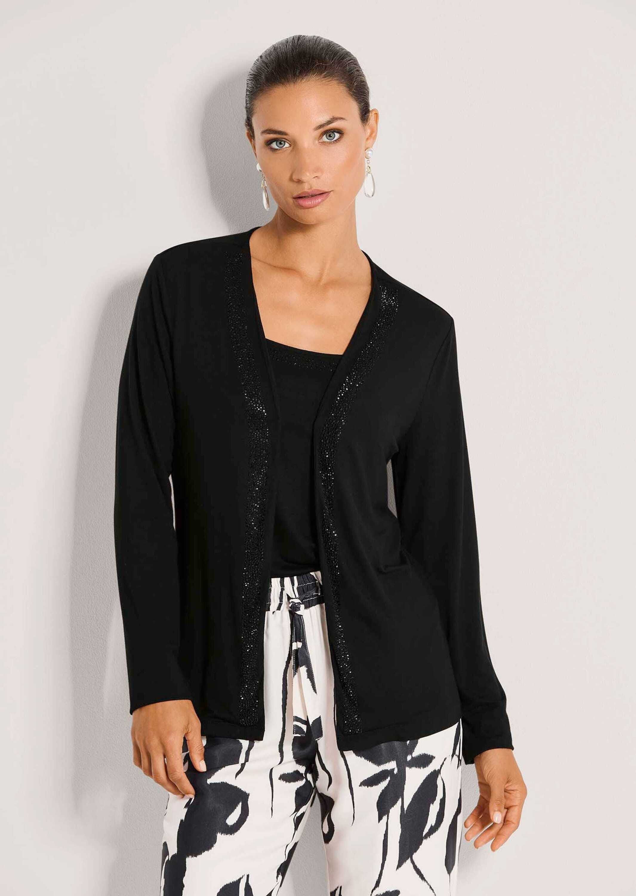 MADELEINE Langarmshirt »Shirtjacke Offene, leichte Jacke in weiter Form«