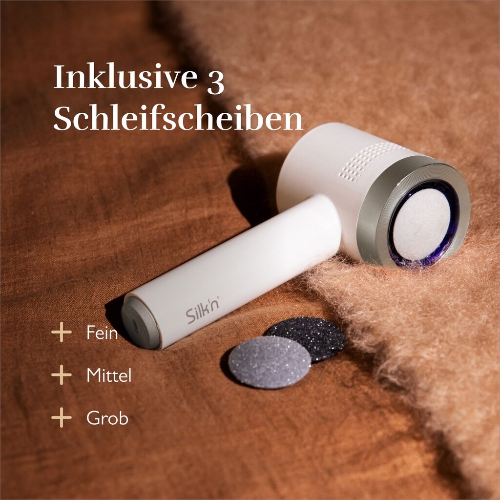 Silk'n Elektrischer Hornhautentferner »VacuPedi«, Weiche und glatte Füße in wenigen Sekunden