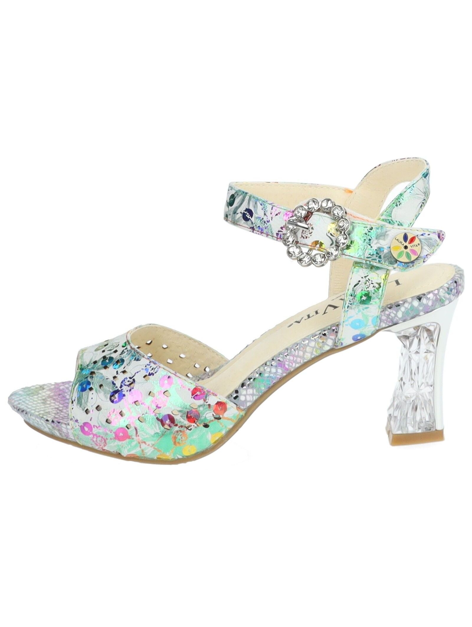 LAURA VITA High-Heel-Sandalette "LAURA VITA Sandalen Leder" günstig online kaufen