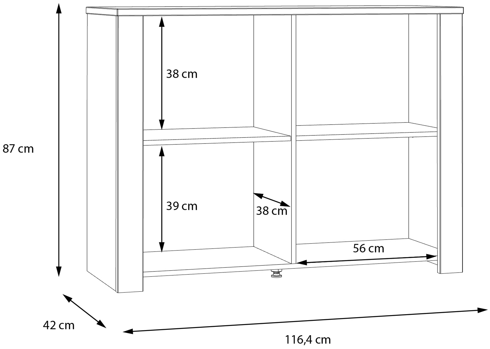 FORTE Sideboard »Bohol«