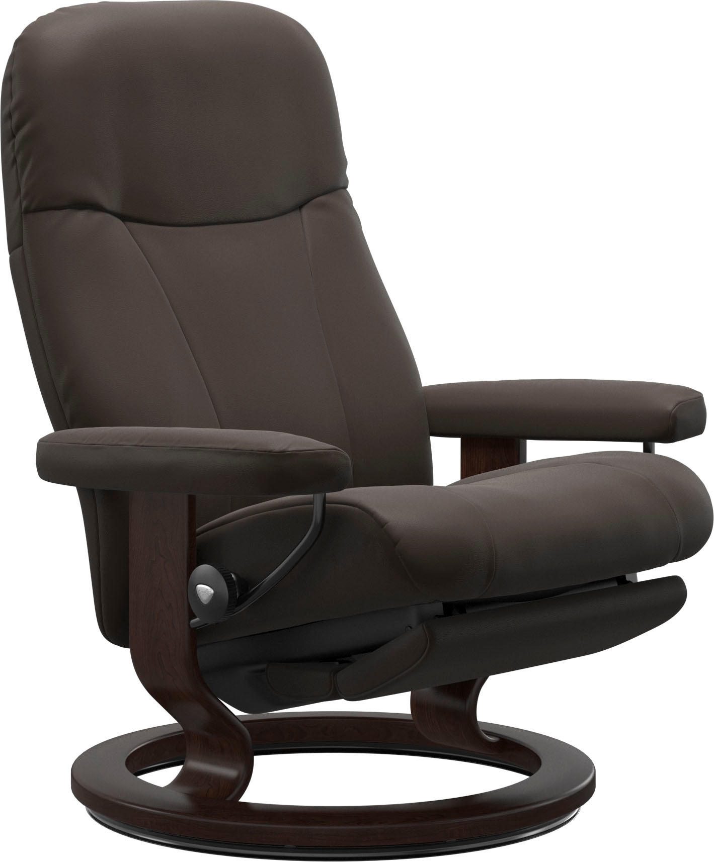 Stressless Relaxsessel "Garda", verstellbar, optional 2-motorisch, Größe M & L, Gestell Braun