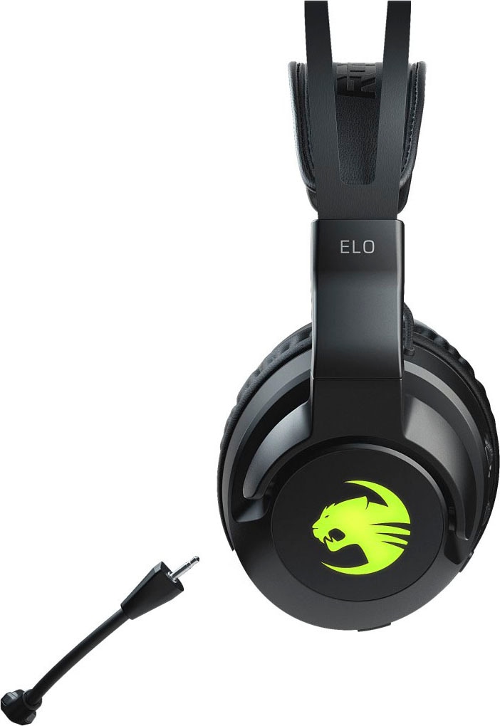 7.1 Mikrofon Surround-Sound Kabelloses ROCCAT Air Gaming Headset«, RGB BAUR | PC »Elo - abnehmbar-Rauschunterdrückung Gaming-Headset