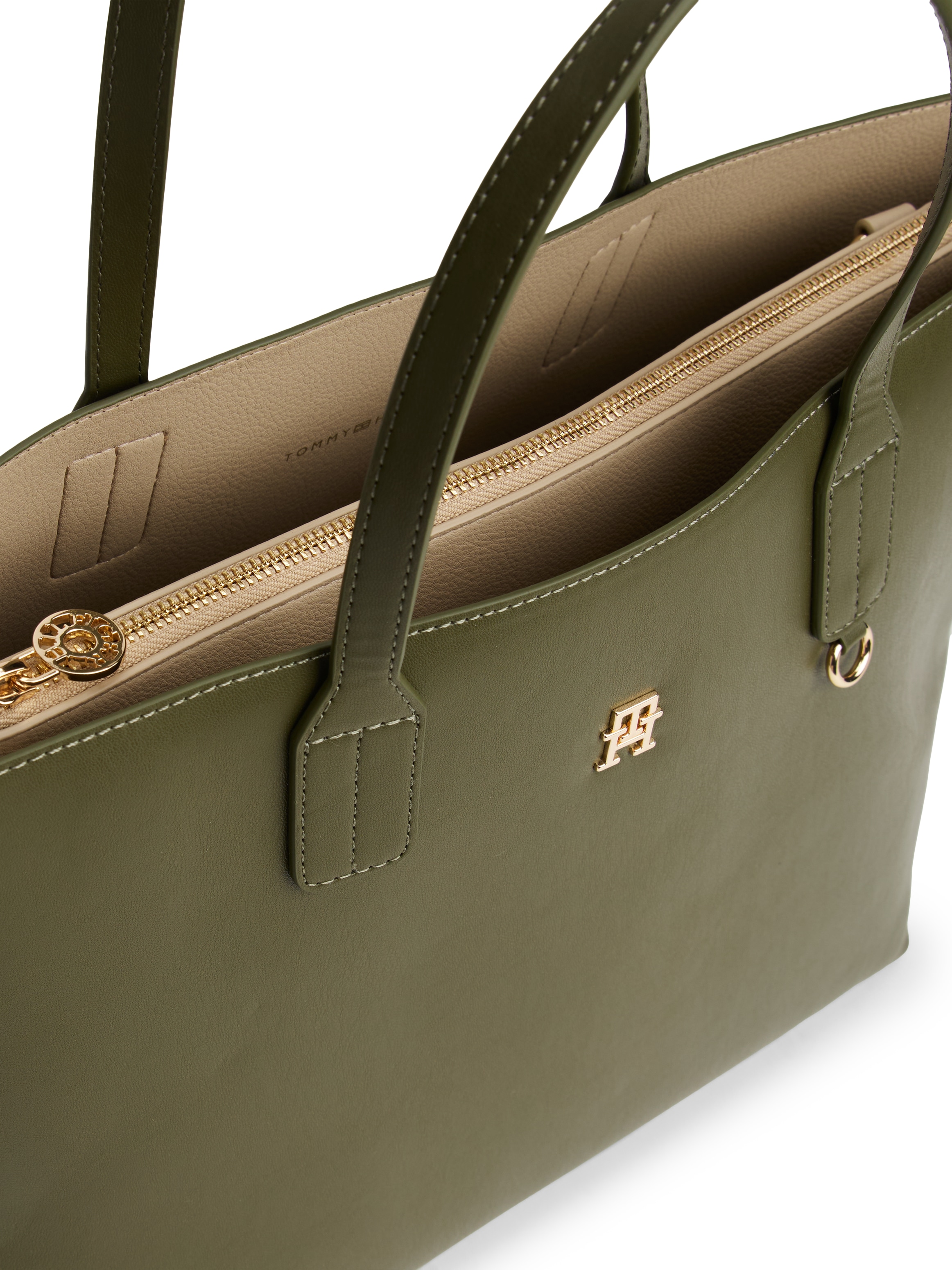 Tommy Hilfiger Satchel »TH ICON SATCHEL«, Damen Umhängetasche, Tragetasche mit Innentasche