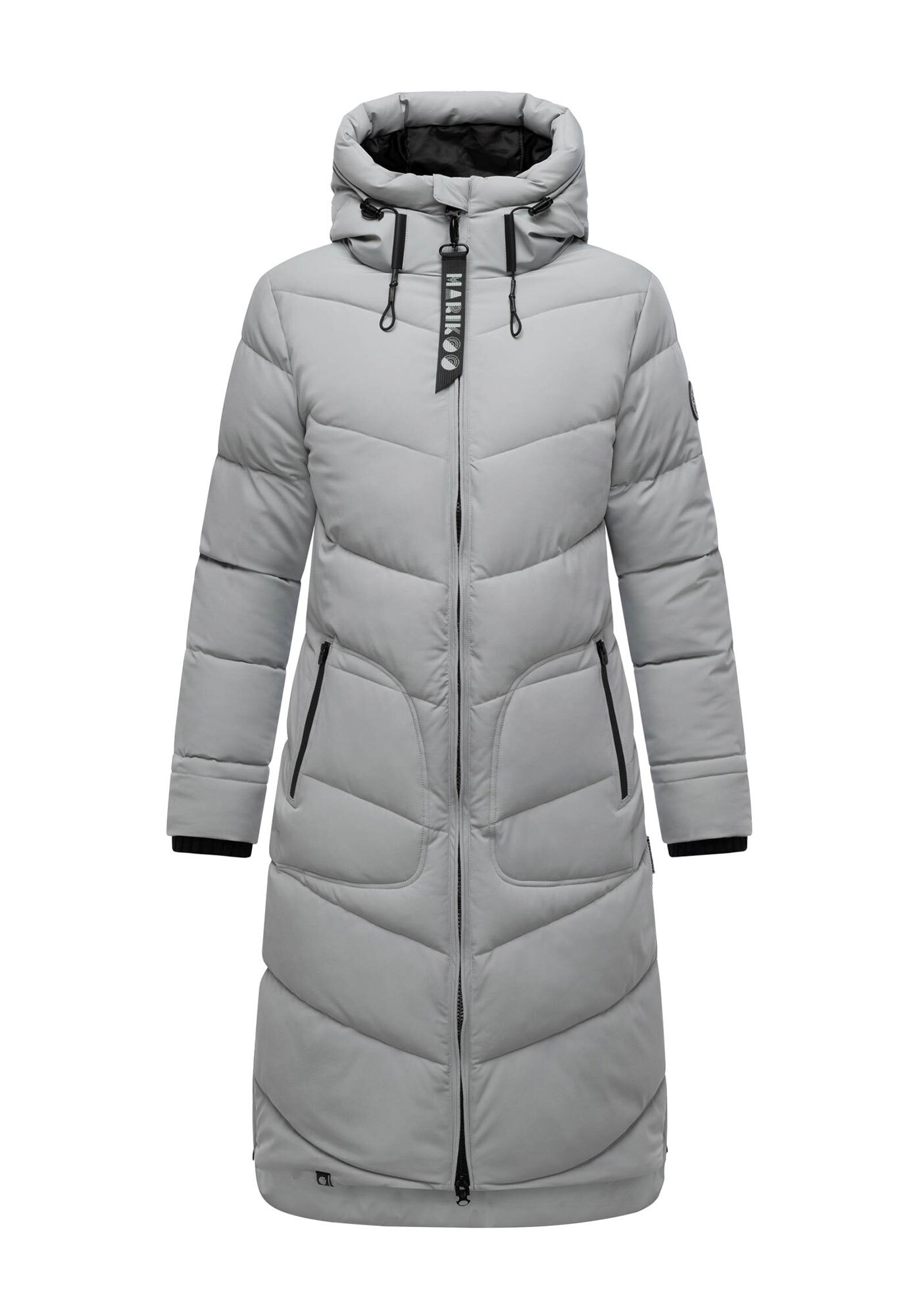 Marikoo Winterjacke »Benikoo«, mit Kapuze, langer Winter Mantel gesteppt