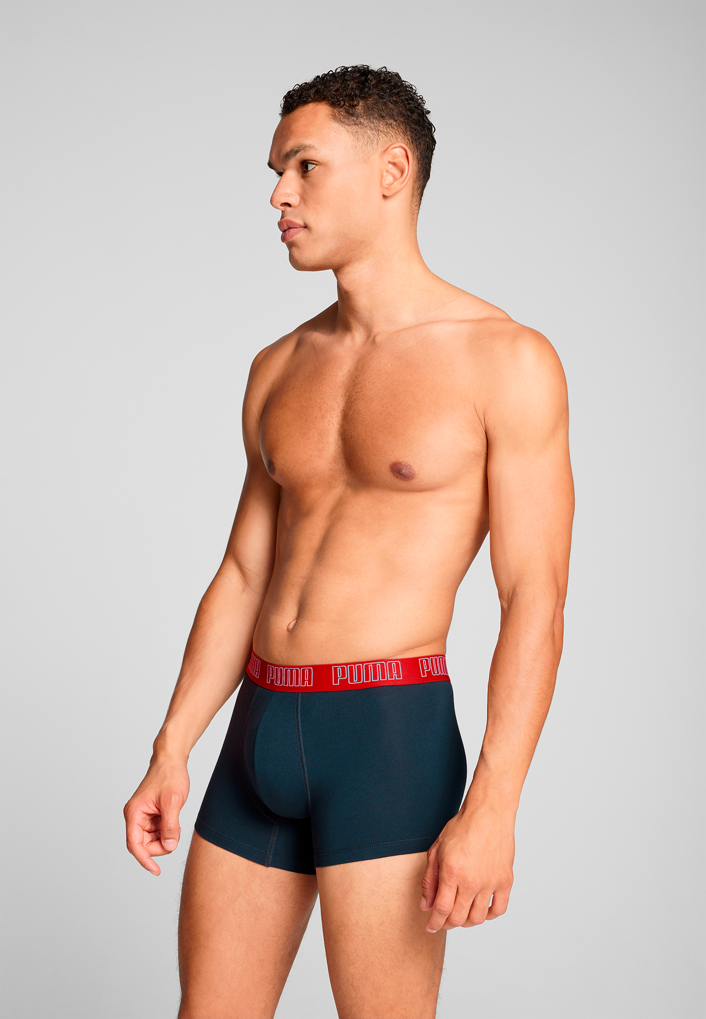 PUMA Trunk »PUMA MEN EVERYDAY TRUNKS 2P«, (2er Pack), mit Logobund