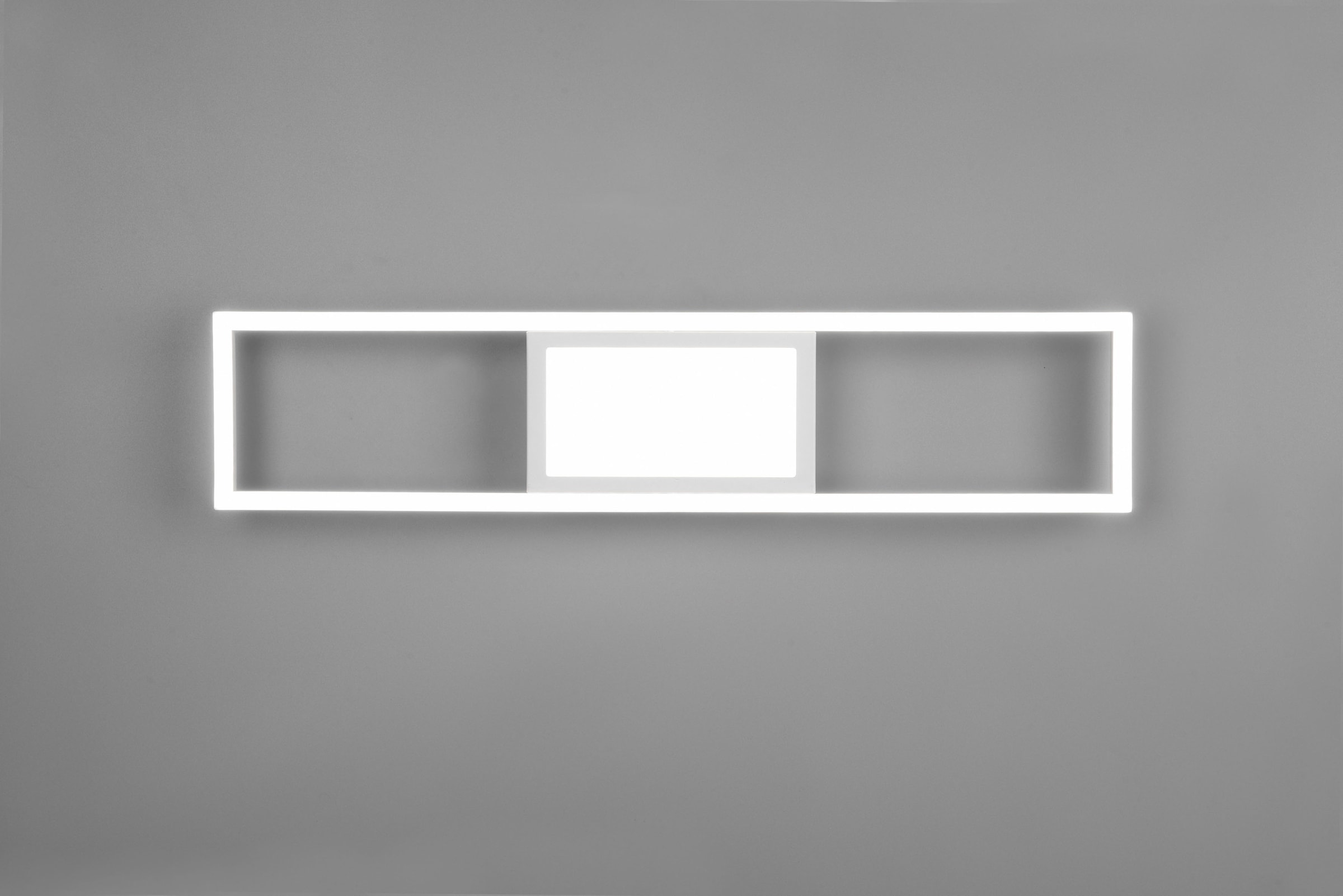REALITY Leuchten LED Deckenleuchte »Rigido«, 1 flammig, Leuchtmittel LED-Board | LED fest integriert, Deckenlampe mit Fernbedienung dimmbar Lichtfarbe einstellbar Memory