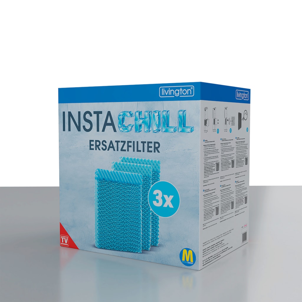 MediaShop Ersatzfilter »InstaChill M21434«, (Set, 3 tlg.)