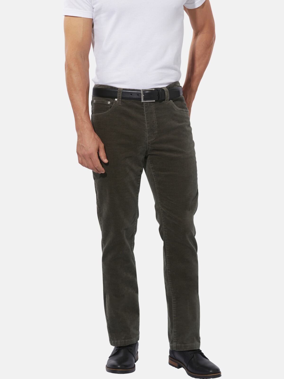 BABISTA Herren Cordhose "Cordhose ERMINO"oliv, Gr. 52, Obermaterial: 98% Baumwolle CO. 2% Elasthan EL., Hosen