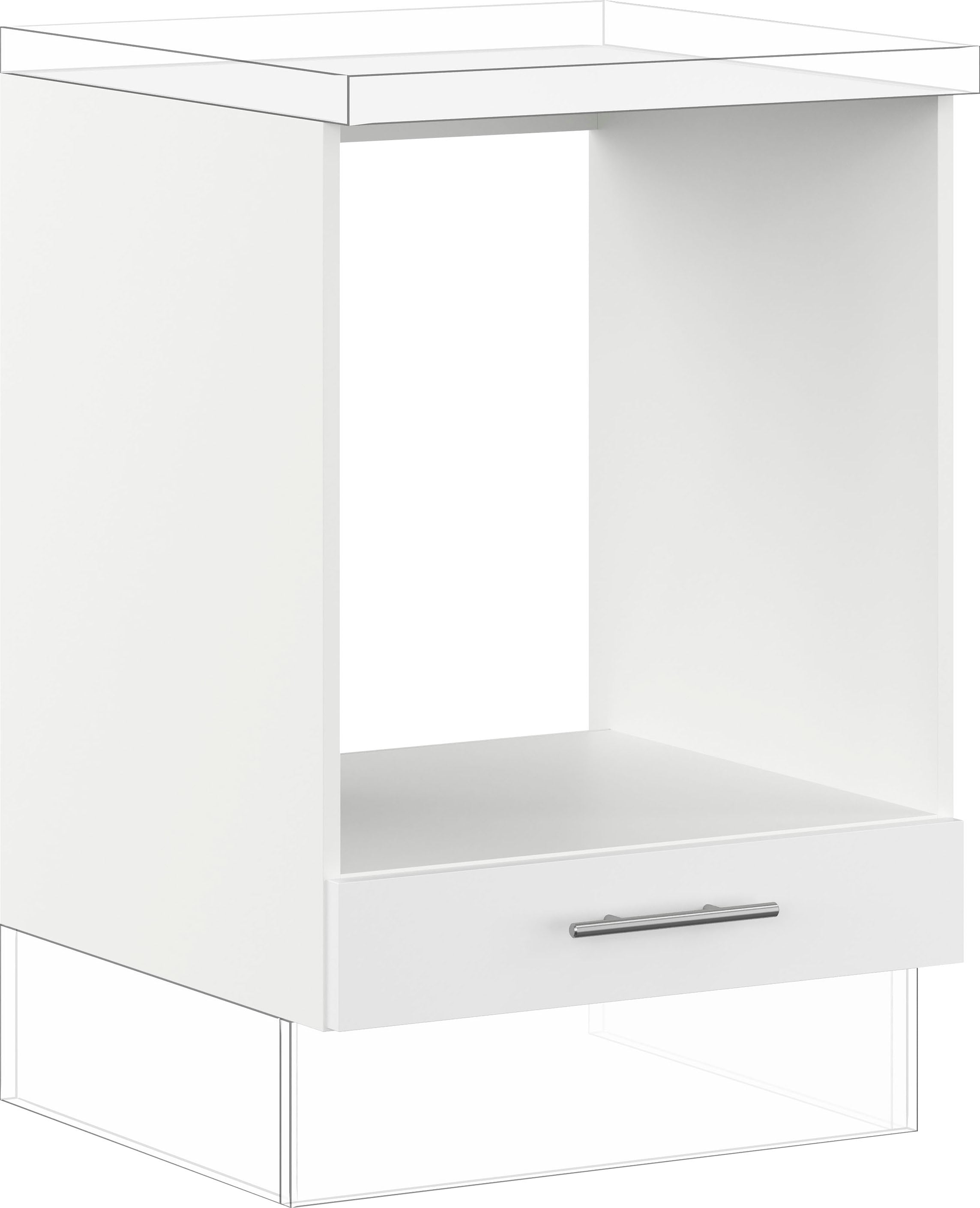 IMPULS KÜCHEN Herdumbauschrank ""Valencia", Breite/Höhe: 60/72,3 cm, mit Soft-Close" vormontiert, mit zusätzlichem Schubkasten