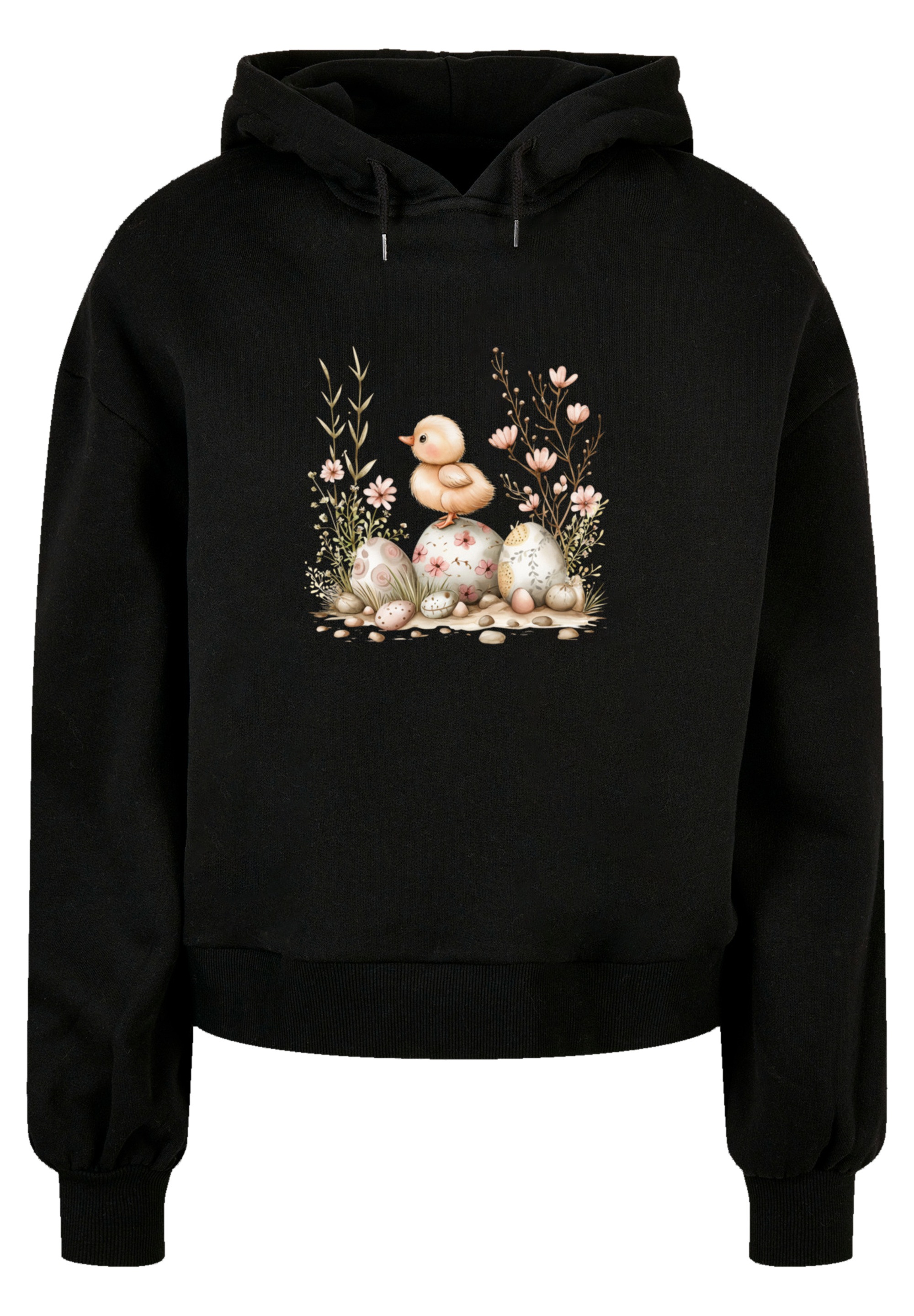 F4NT4STIC Sweatshirt »Ostern Küken Ei Blumen«, Premium Qualität