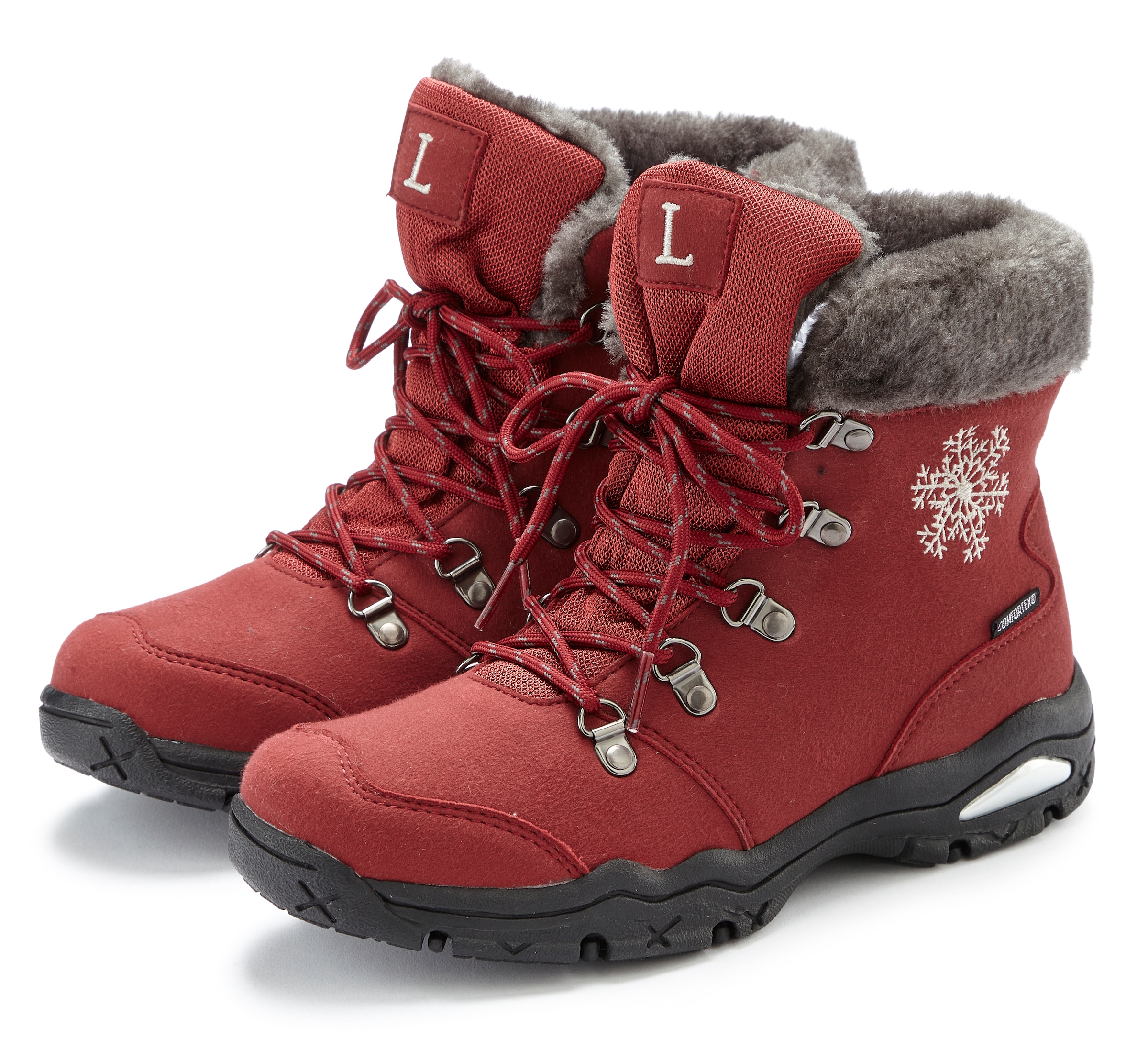 LASCANA Winterstiefelette "Winterboots, Outdoorstiefelette, Stiefel, Stiefe günstig online kaufen