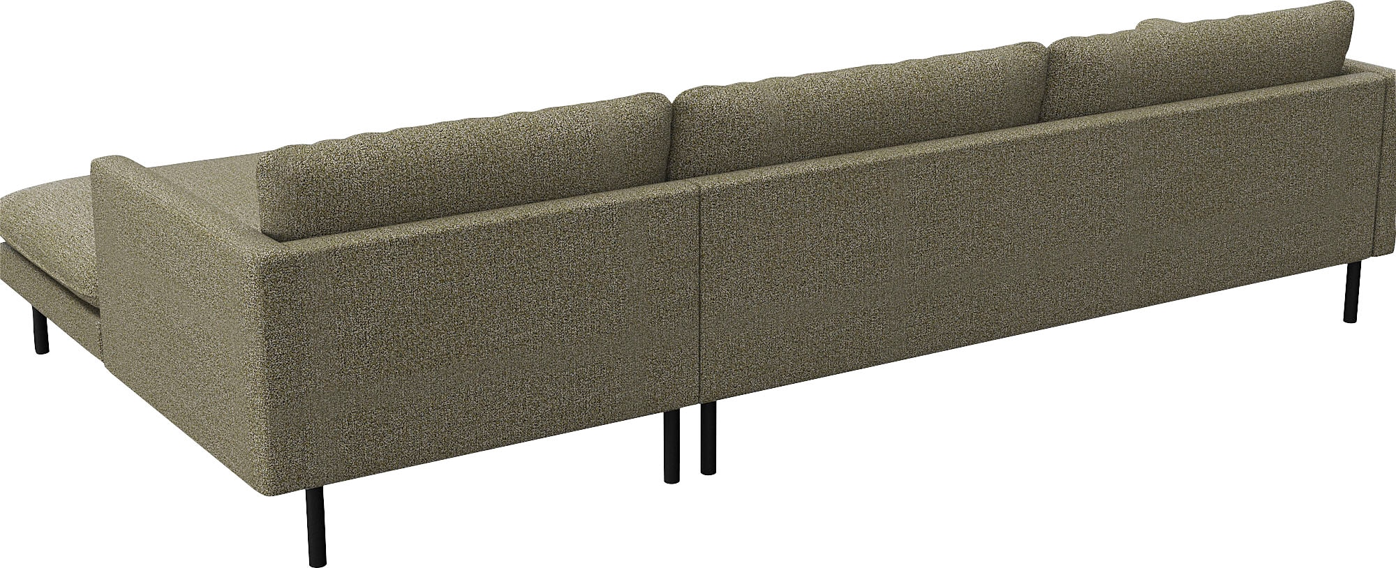 FLEXLUX Ecksofa »Bolzano, elegant und bequem, L-Form«, Sitzaufbau mit Kaltschaum & Stahl-Wellen, loose Sitz -& Rückenkissen