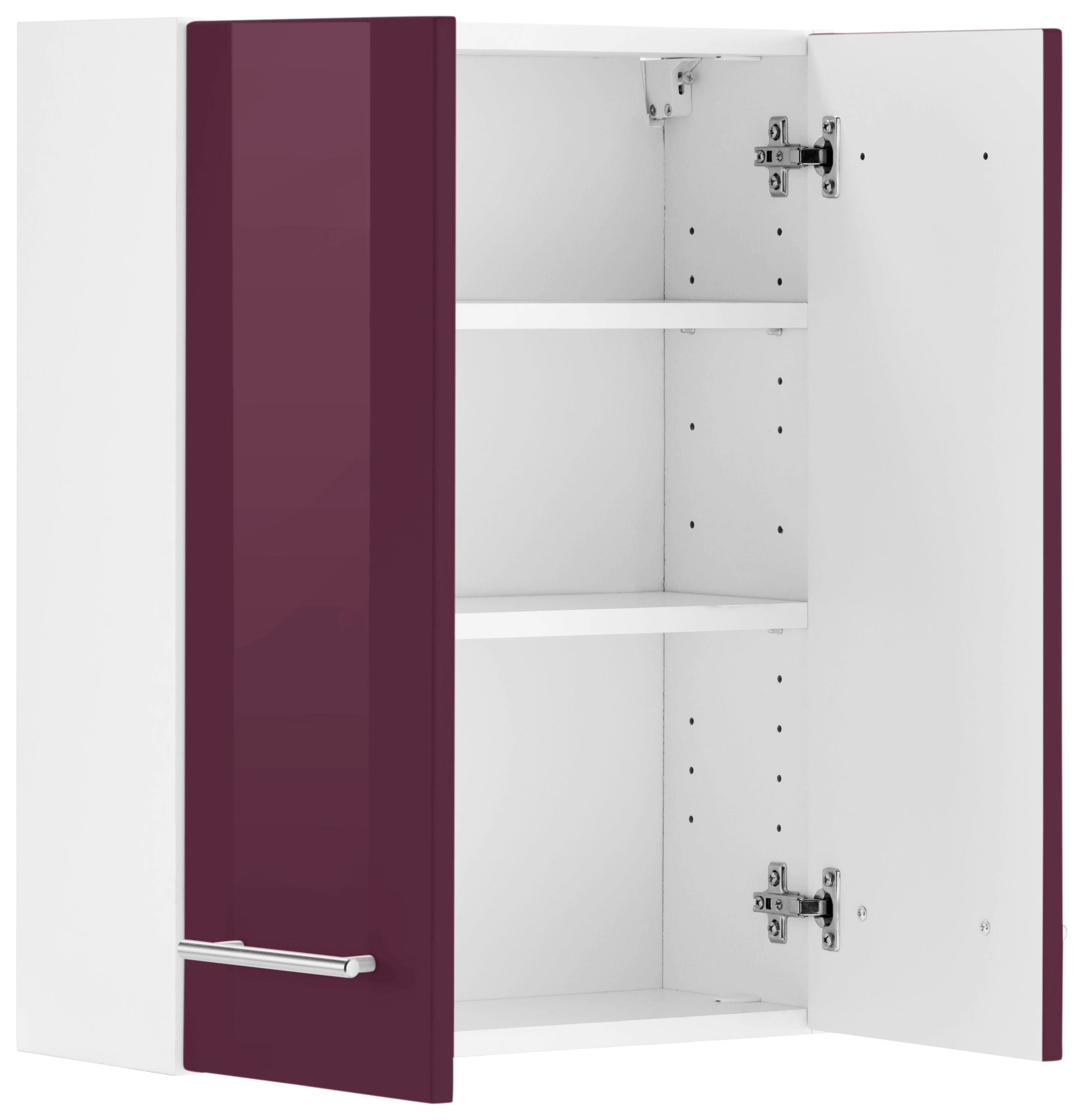 welltime Hängeschrank »Venedig«, Badmöbel mit Breite 50 cm, mit Metallgriffen