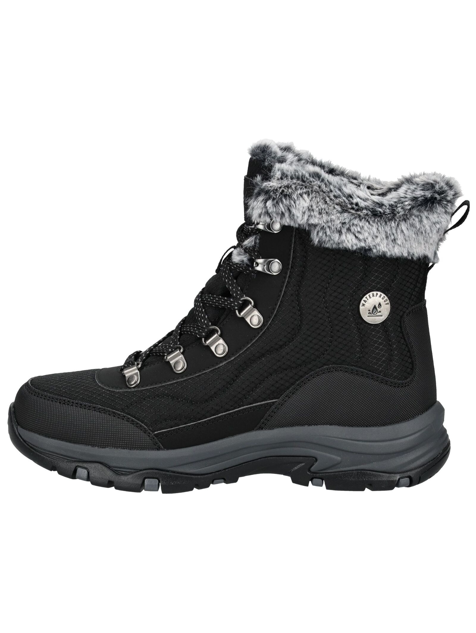 Skechers Schnürstiefelette »Skechers Stiefelette Lederimitat/Textil«