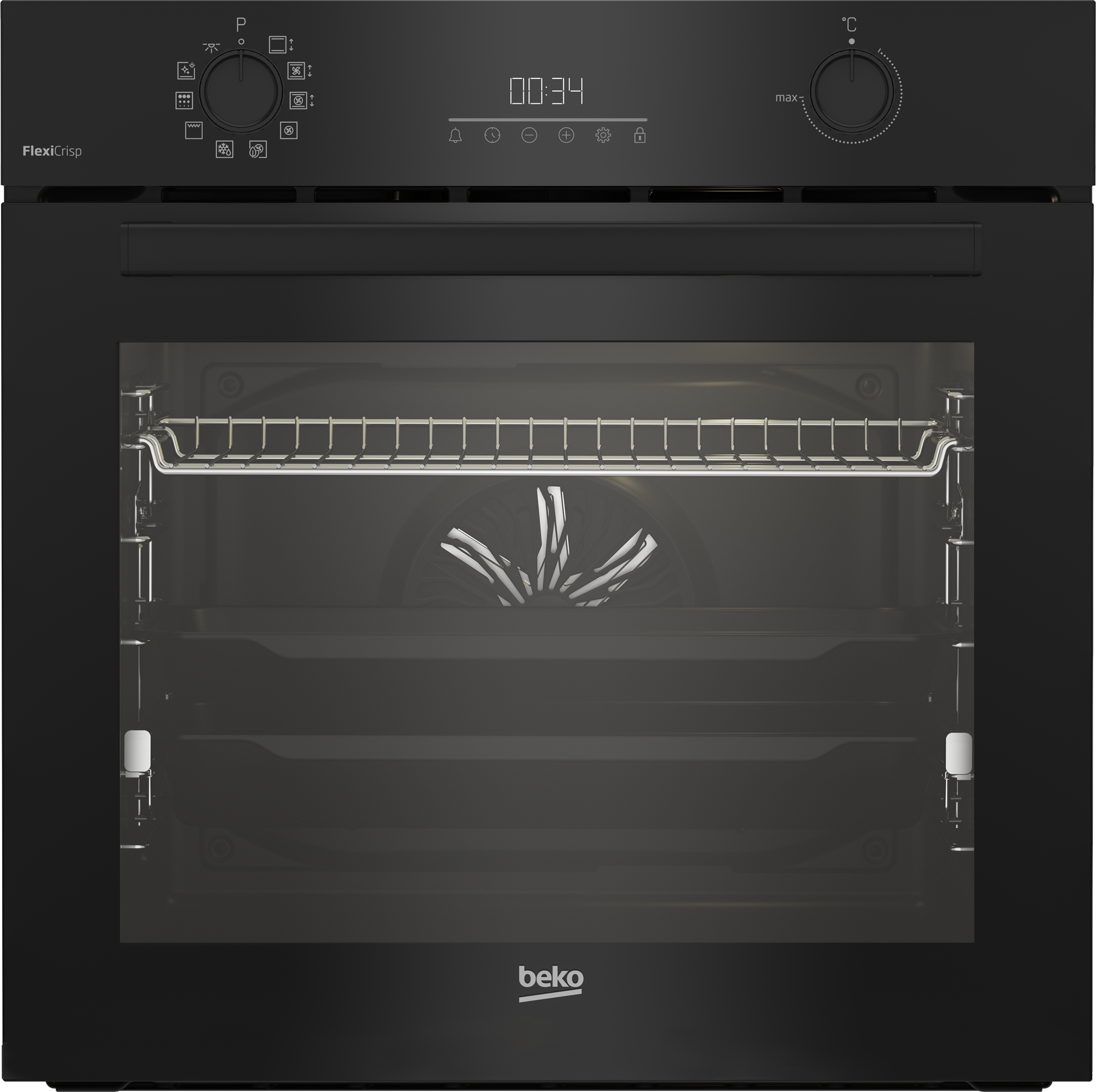 BEKO Backofen "BBIM17300BMPEF", B:59,4cm H:59,5cm T:56,7cmschwarz, Küche, Backöfen