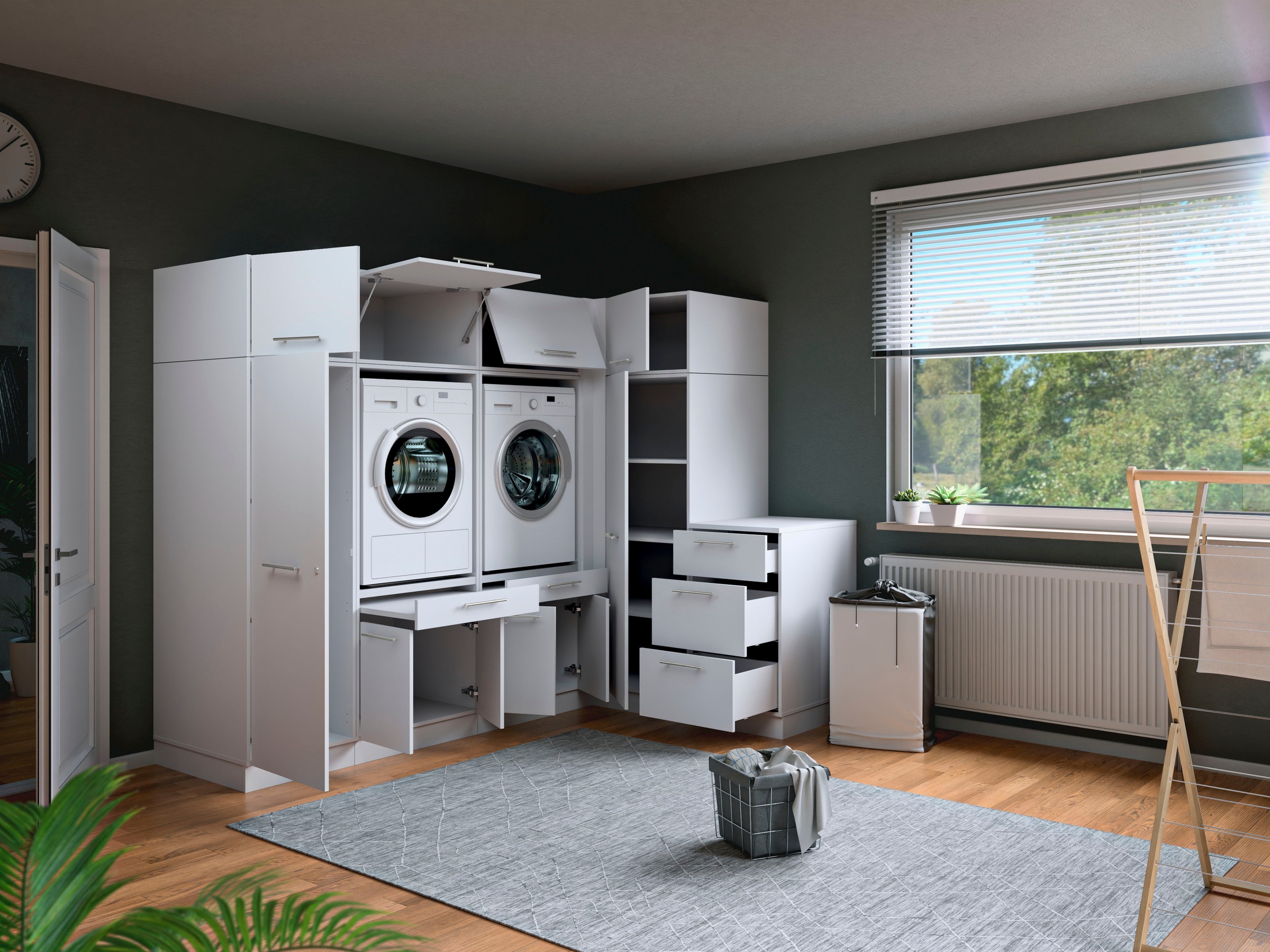 Laundreezy Mehrzweckschrank-Set "Laundreezy, 9-tlg. Mehrzweckschrank-Set B/ günstig online kaufen