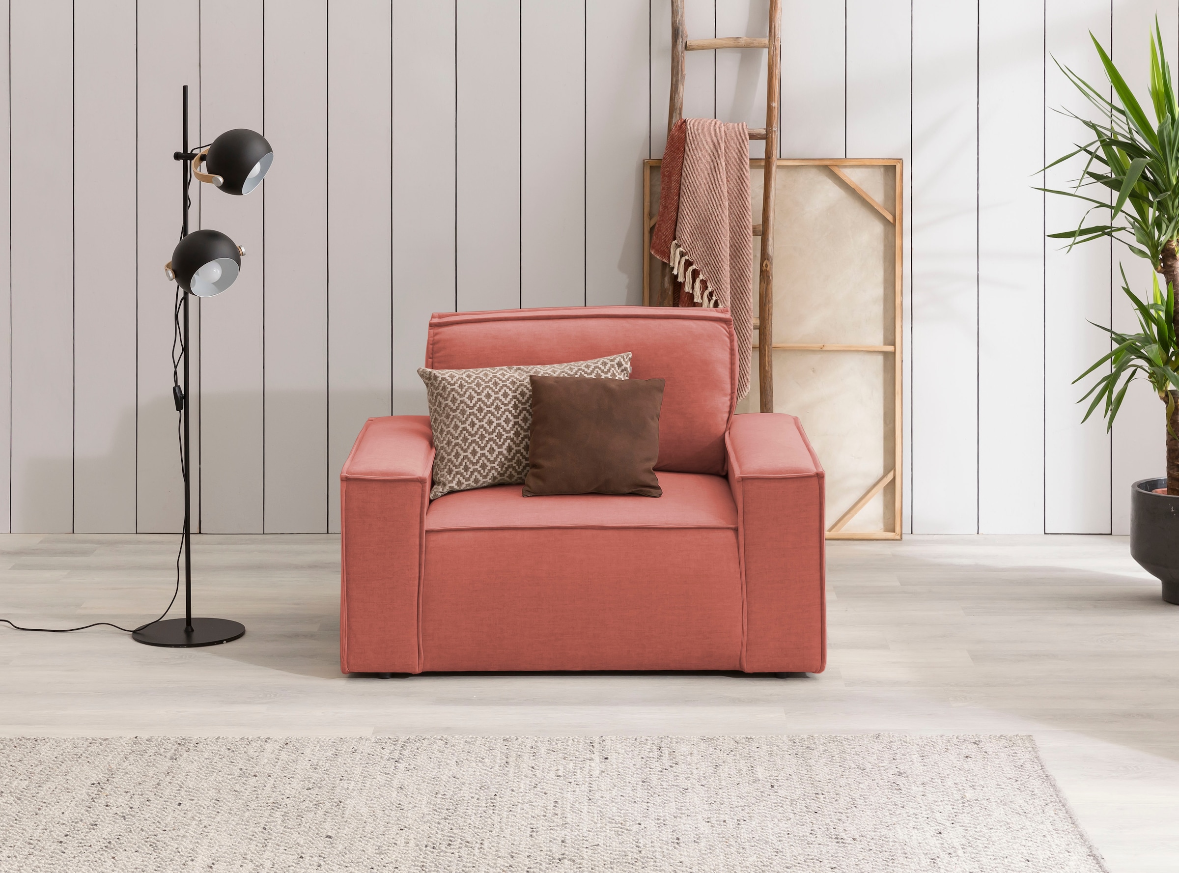 Home affaire Sessel "SHERWOOD, Love-Seat in 3 Stoffarten verfügbar", passen günstig online kaufen