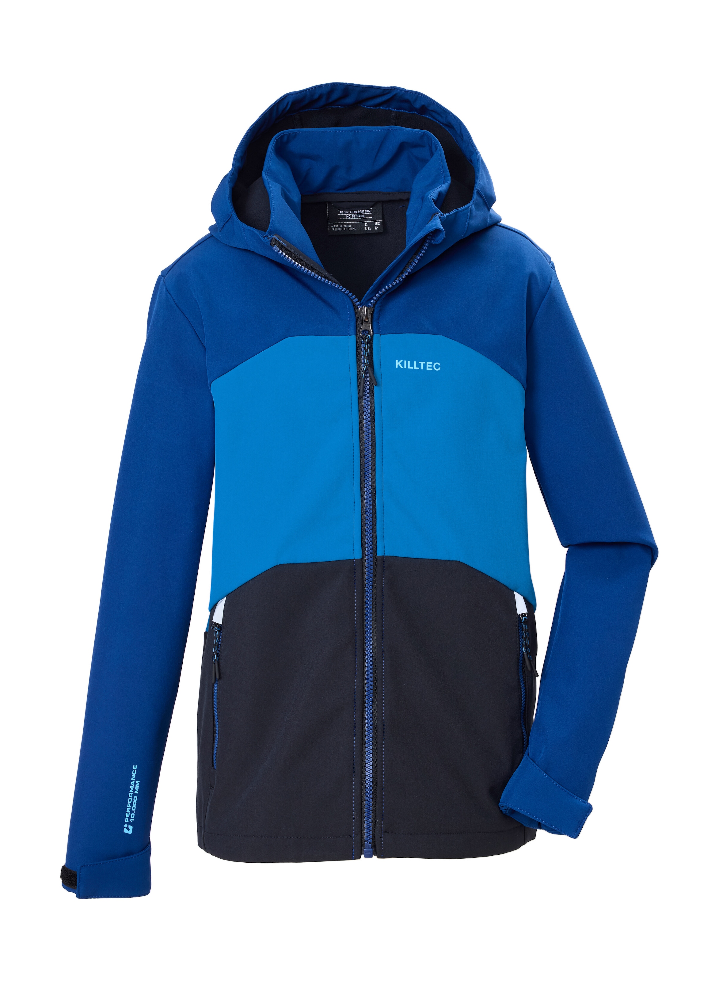 Killtec Softshelljacke "KOW 177 BYS SFTSHLL JCKT" Wind- und wasserabweisende Kinder-Softshelljacke mit Fleece